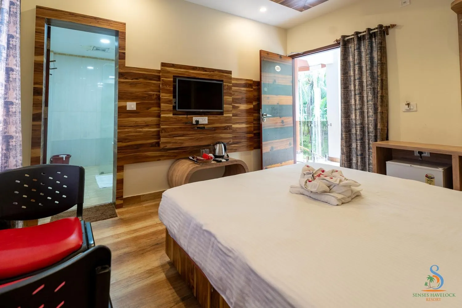 TV and multimedia, Bed in Senses Havelock resort