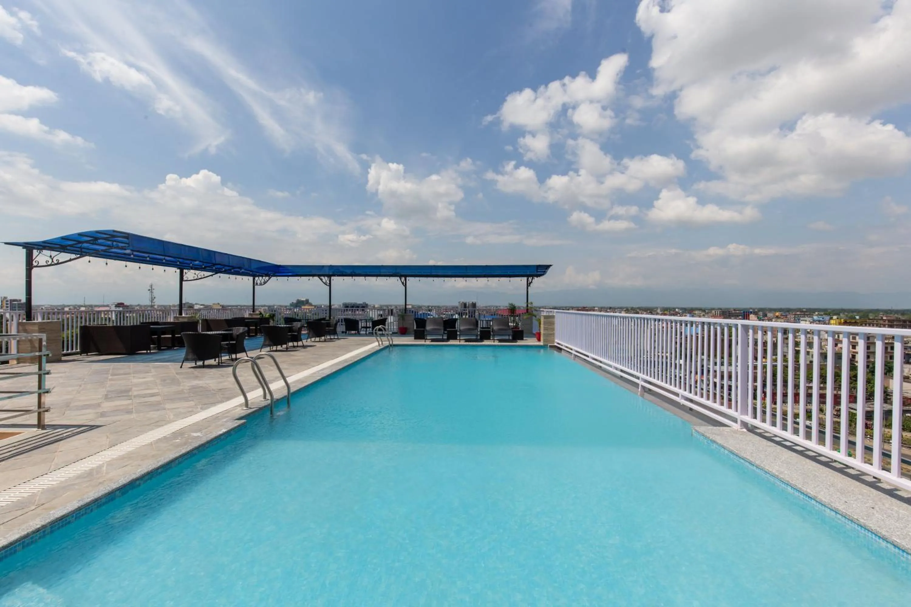 Balcony/Terrace in Mourya Hotel