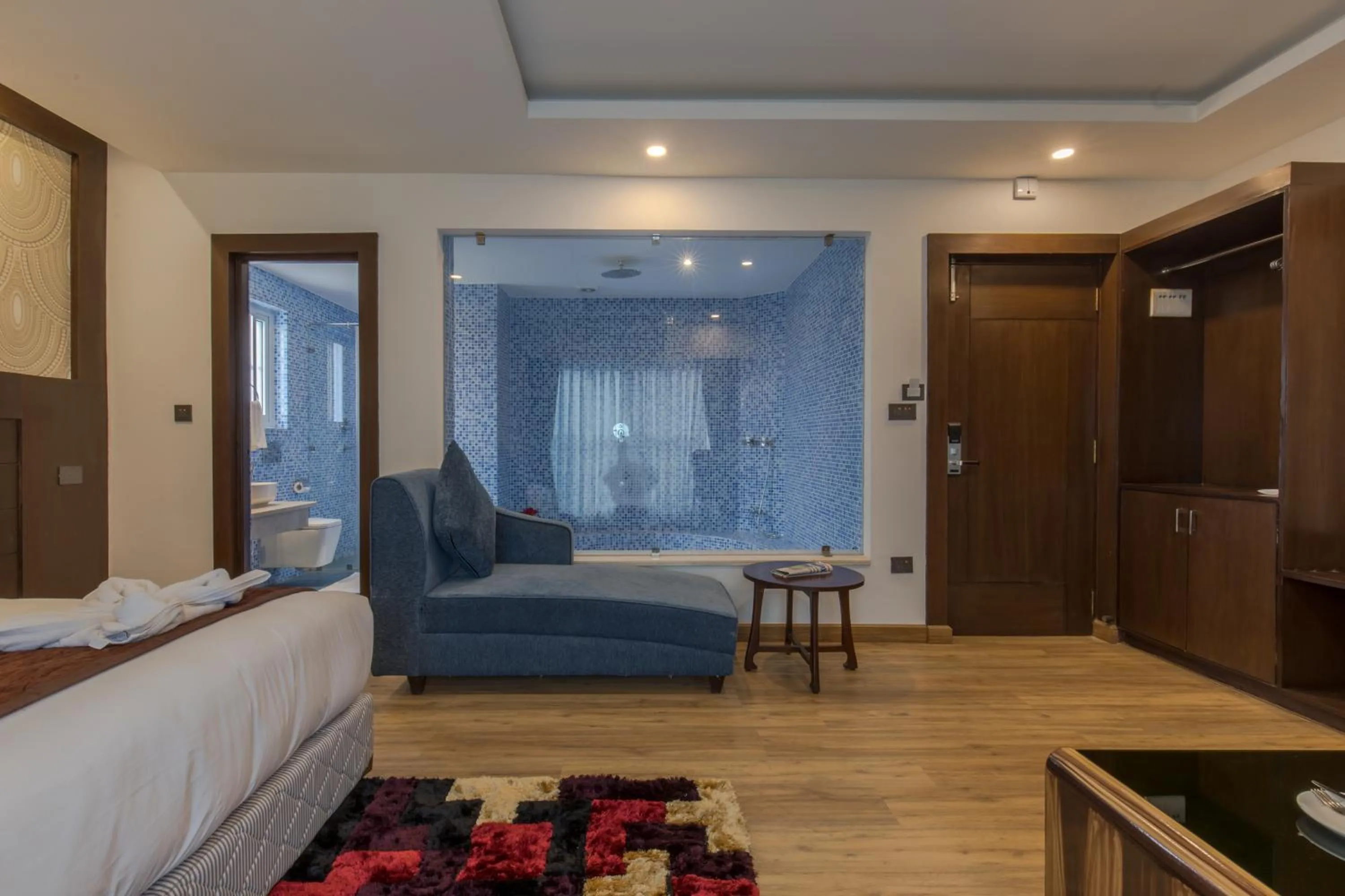 TV and multimedia, Bed in Mourya Hotel