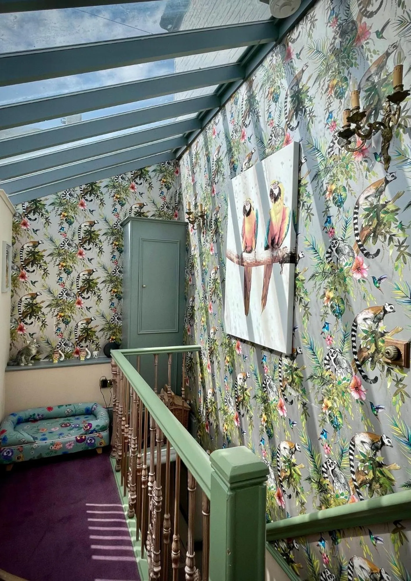 Seating area, Bed in Ebenezer's Place