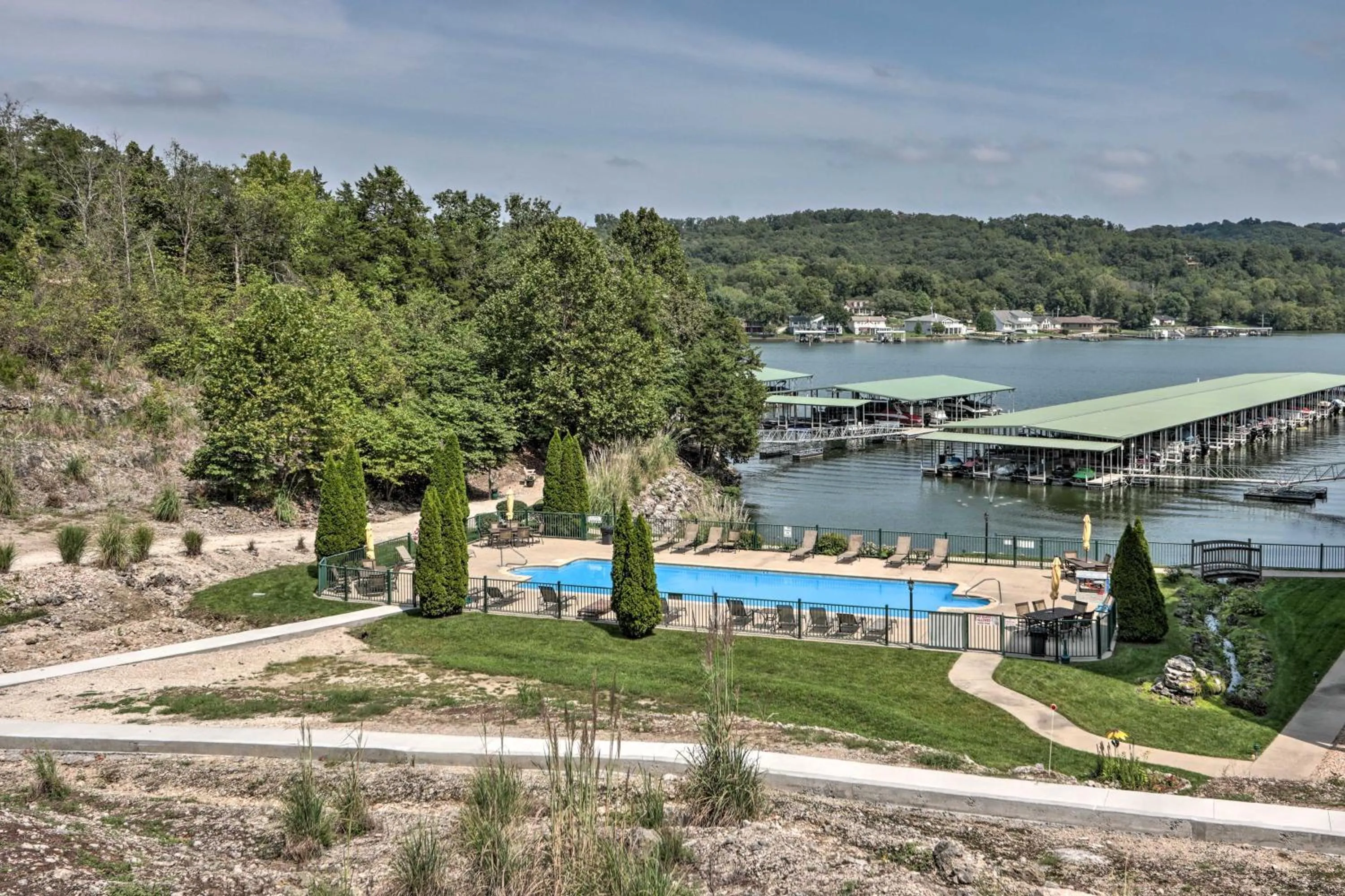 Lakefront Ozark Condo with Balcony and Seasonal Pool!