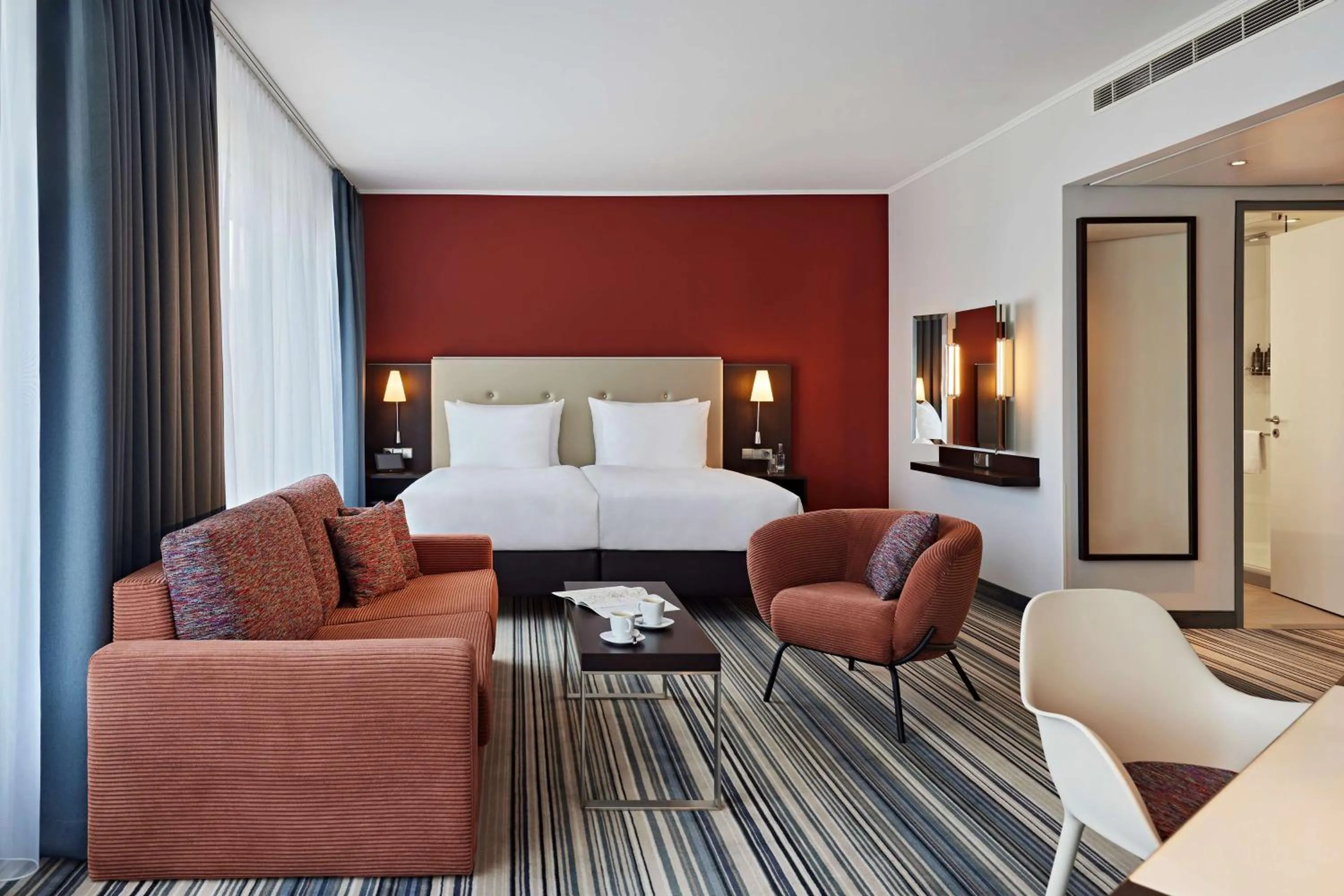 Bedroom, Bed in Dorint Hotel Esplanade Jena