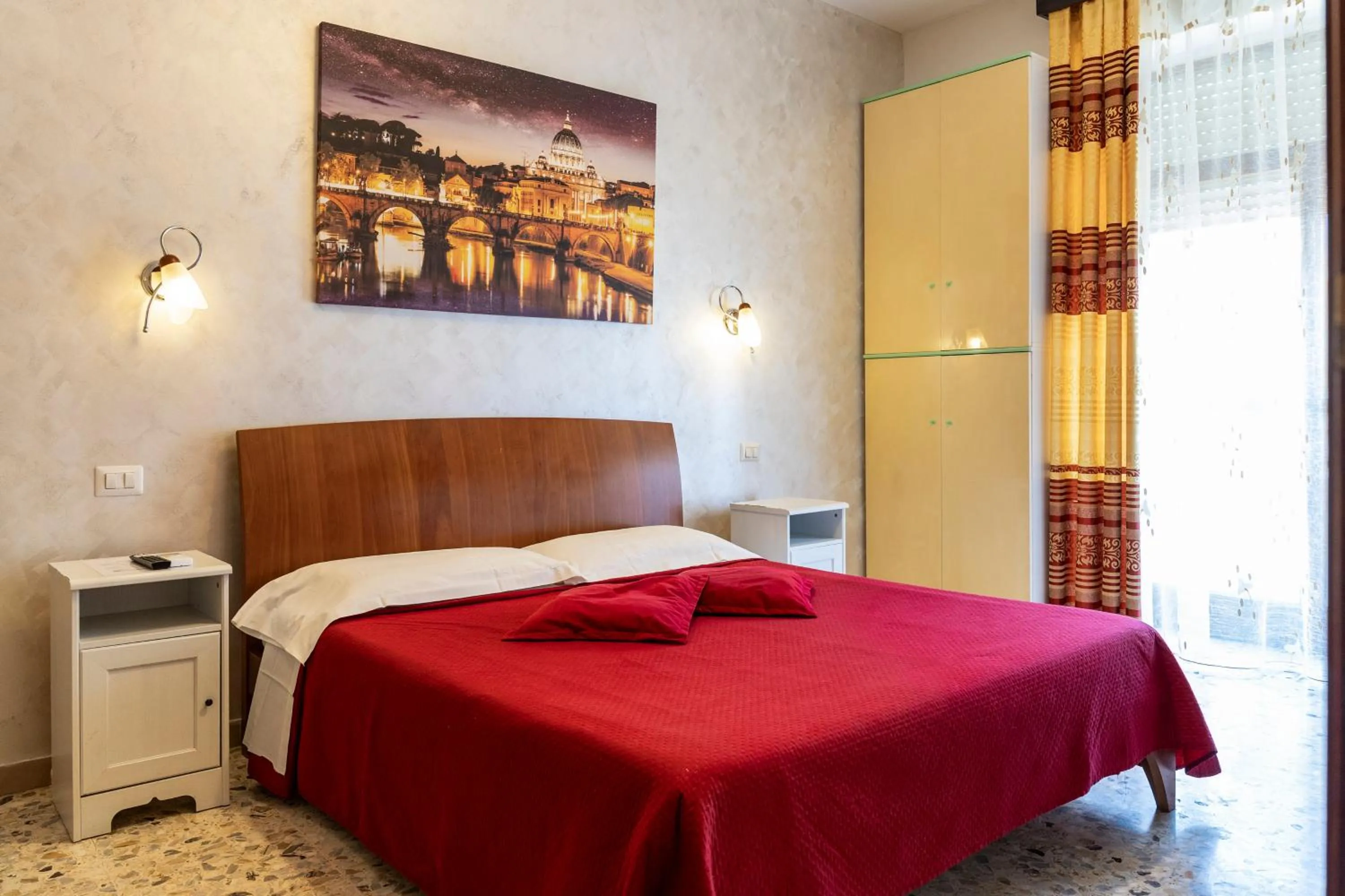 Bedroom, Bed in Bed and Breakfast La Stazione Del Vaticano