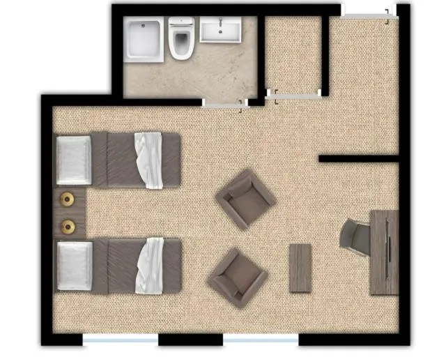 Floor plan in Konsumhotel Dorotheenhof Weimar