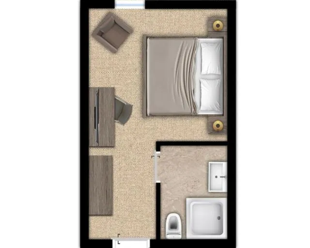 Floor plan in Konsumhotel Dorotheenhof Weimar