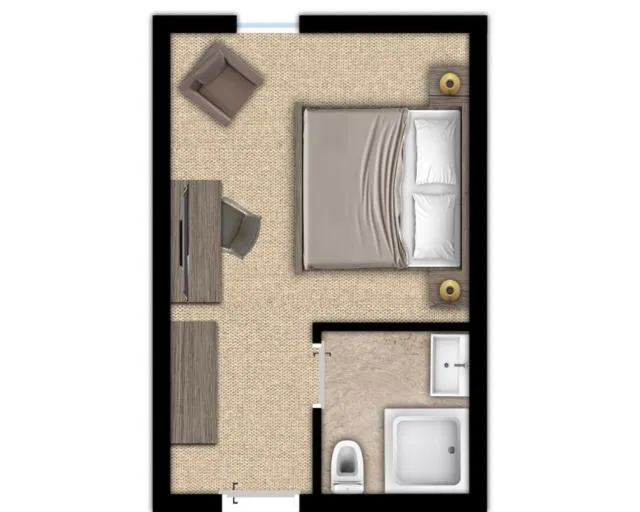 Floor plan in Konsumhotel Dorotheenhof Weimar