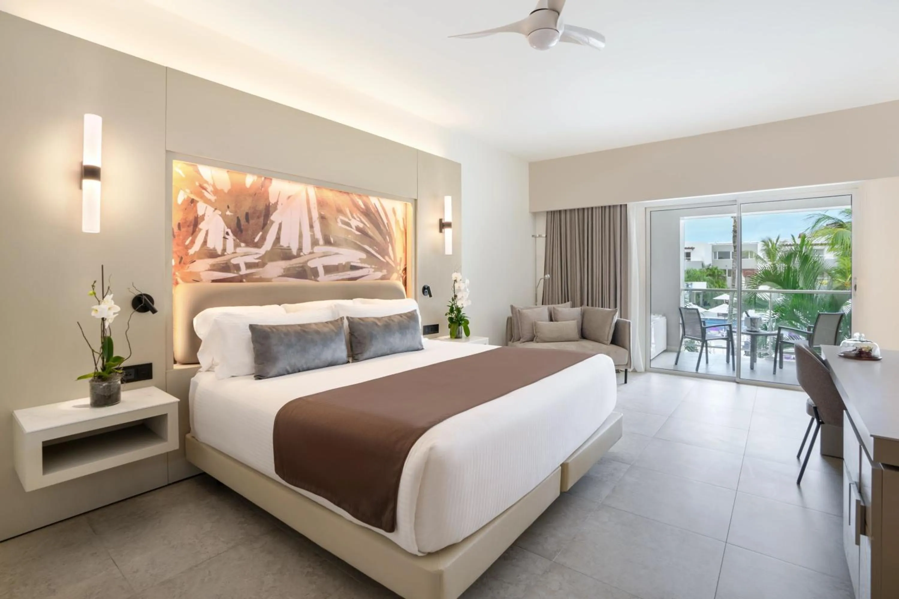 Bed in Breathless Punta Cana Resort & Spa - Adults Only - All Inclusive