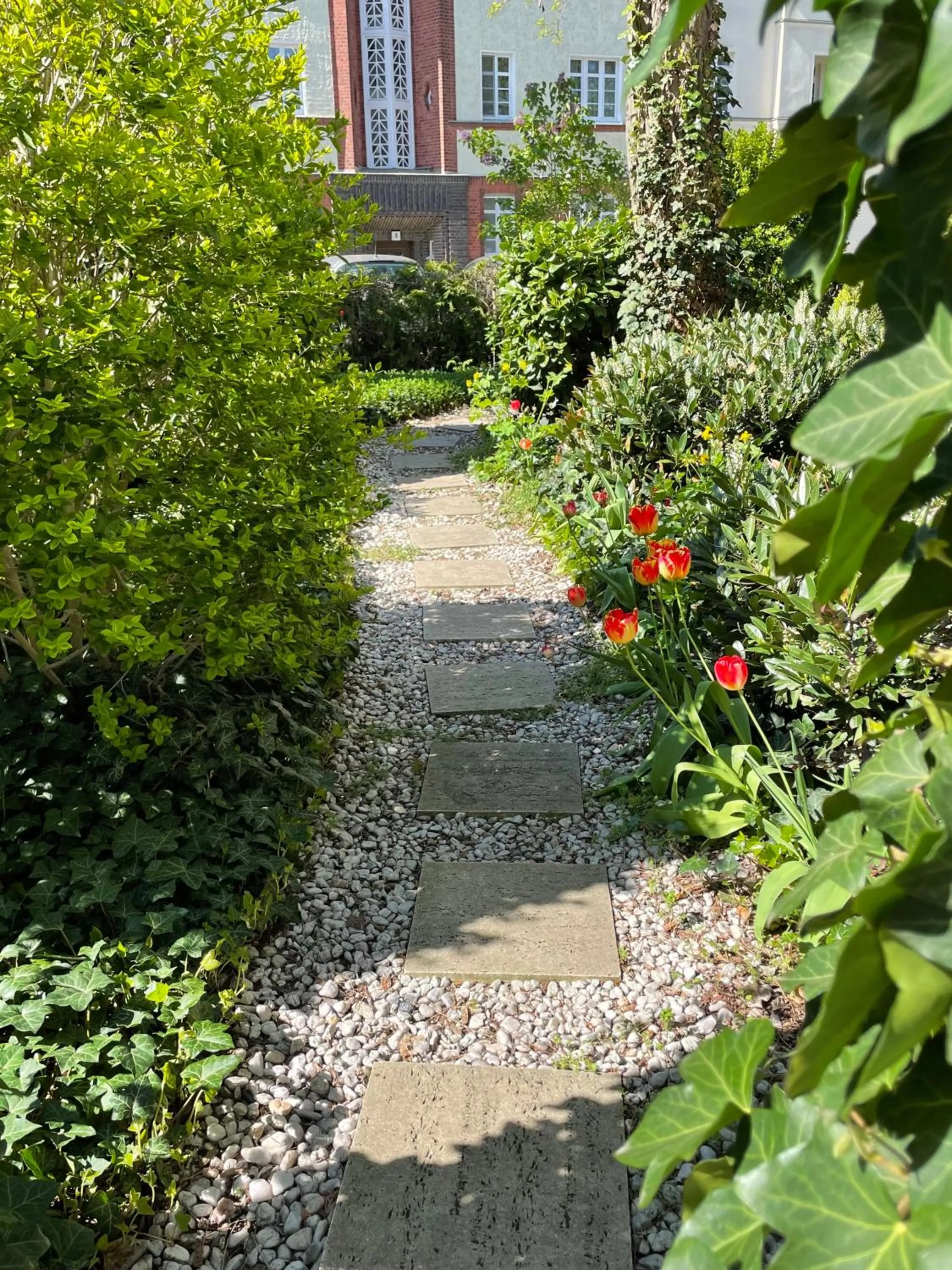 Garden view in SensCity Hotel Berlin Spandau