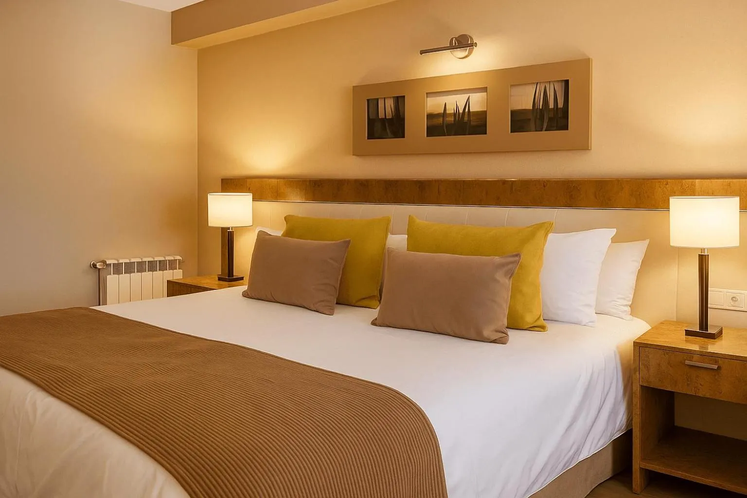 Bed in Fueguino Hotel