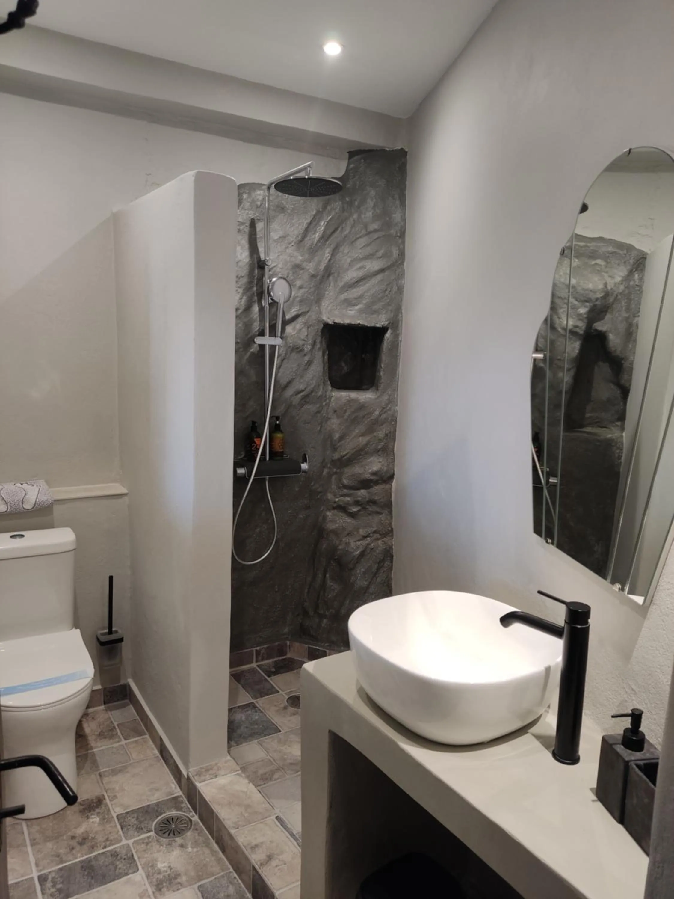 Bathroom in Aegean Castle Andros – Adults Only