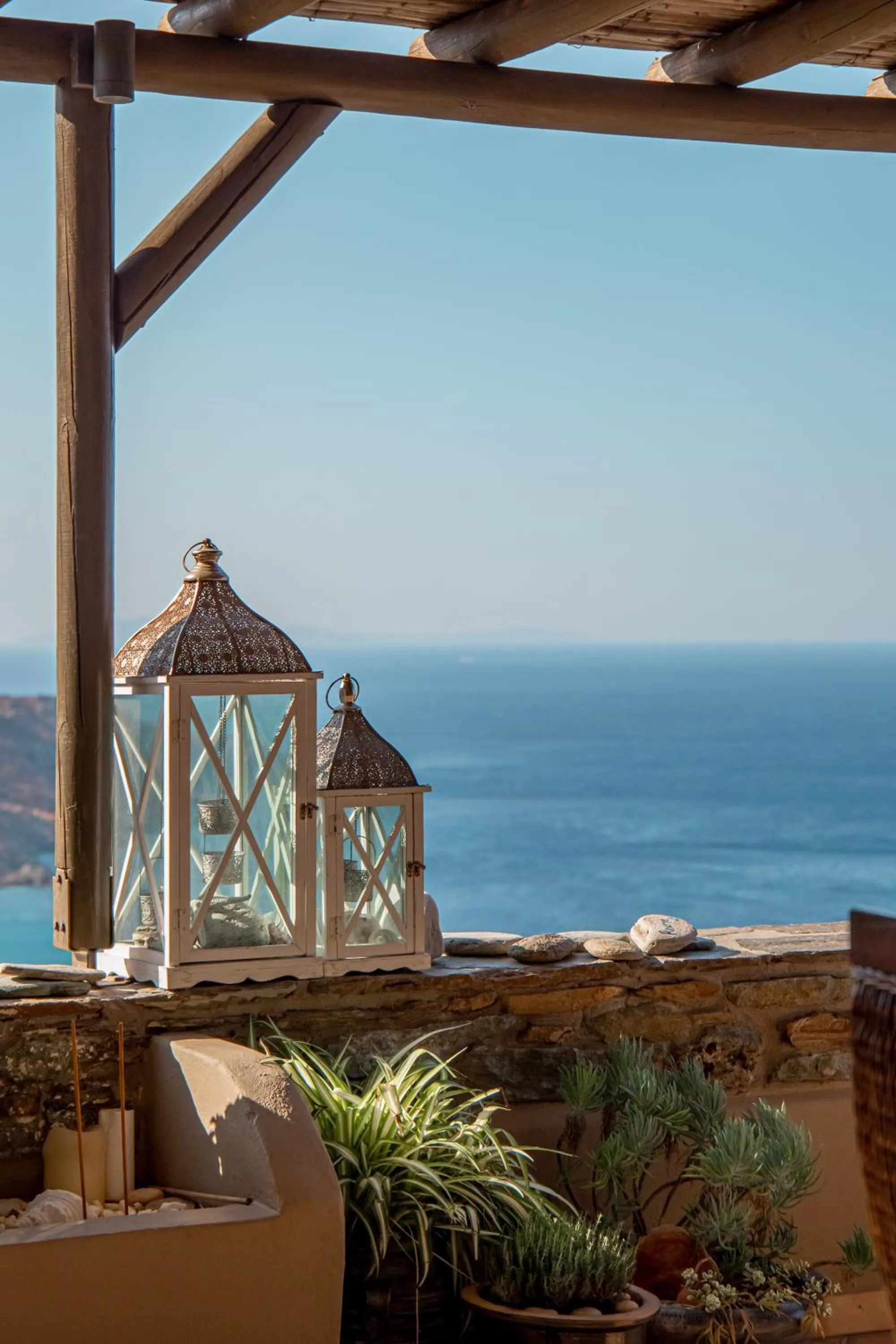Sea view in Aegean Castle Andros – Adults Only