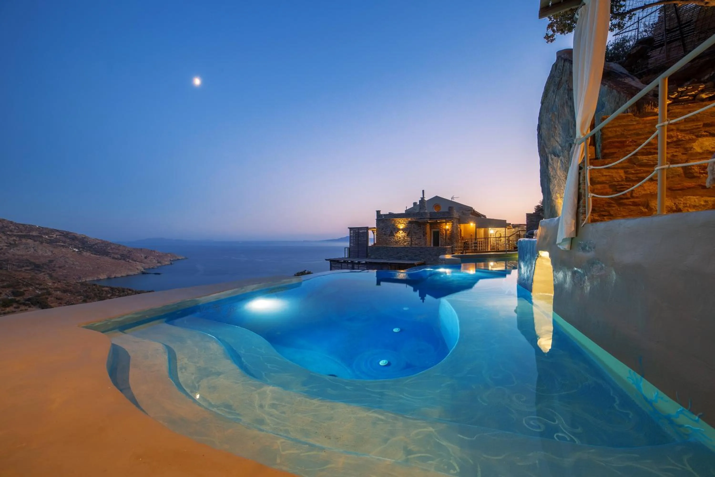 Property building in Aegean Castle Andros – Adults Only