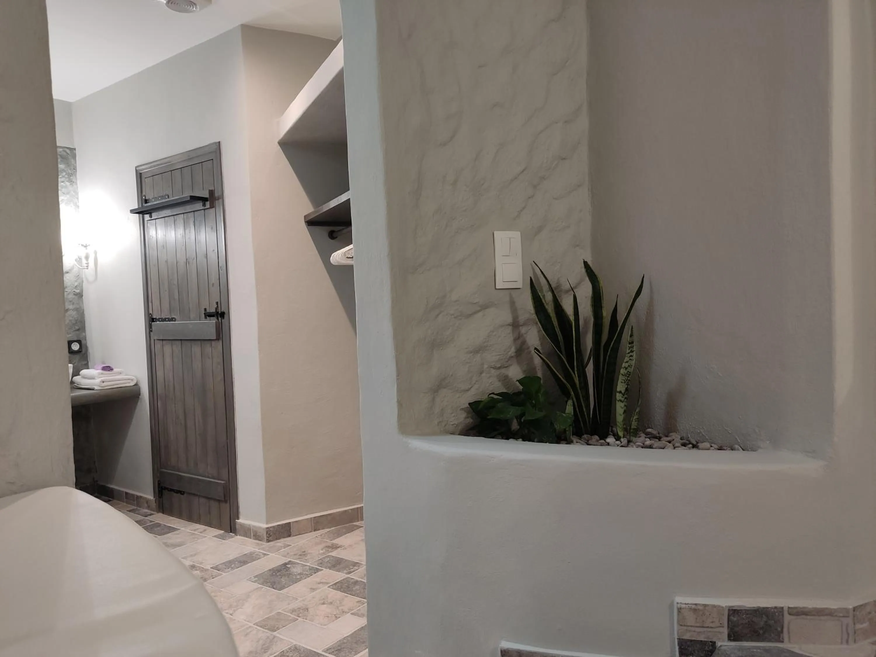 Bathroom in Aegean Castle Andros – Adults Only