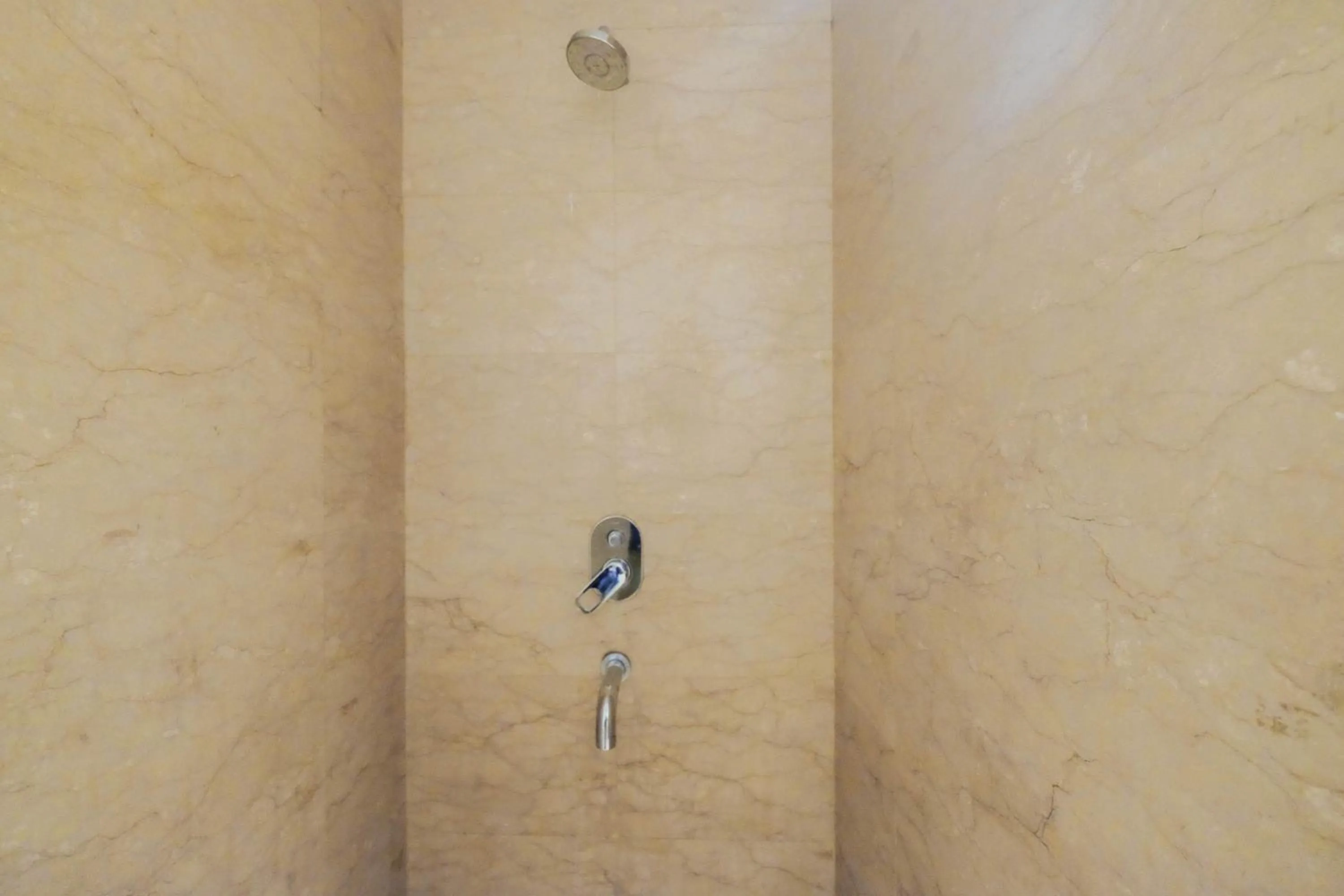 Bathroom in Comfy 3BR at L'Avenue Apartment Pancoran By Travelio