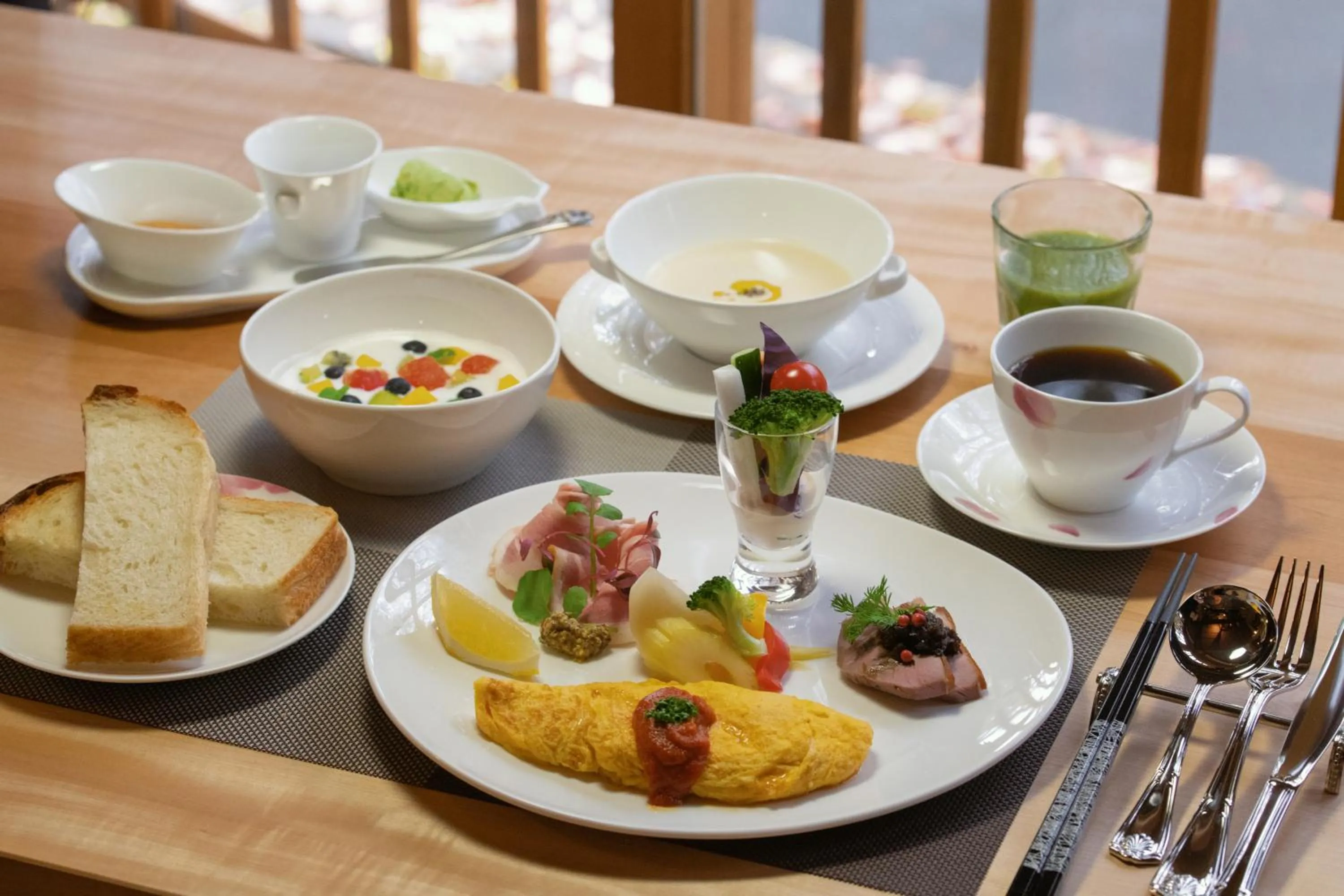 Food and drinks in inn NOSHIYU