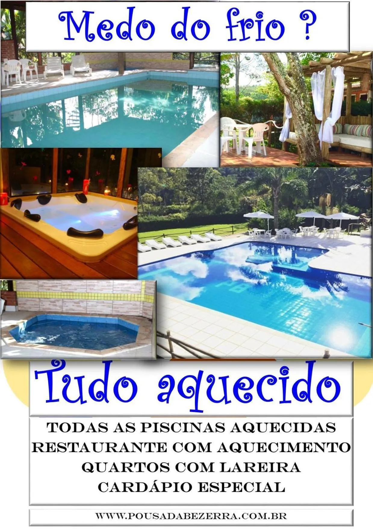 Swimming pool in Pousada Bezerra