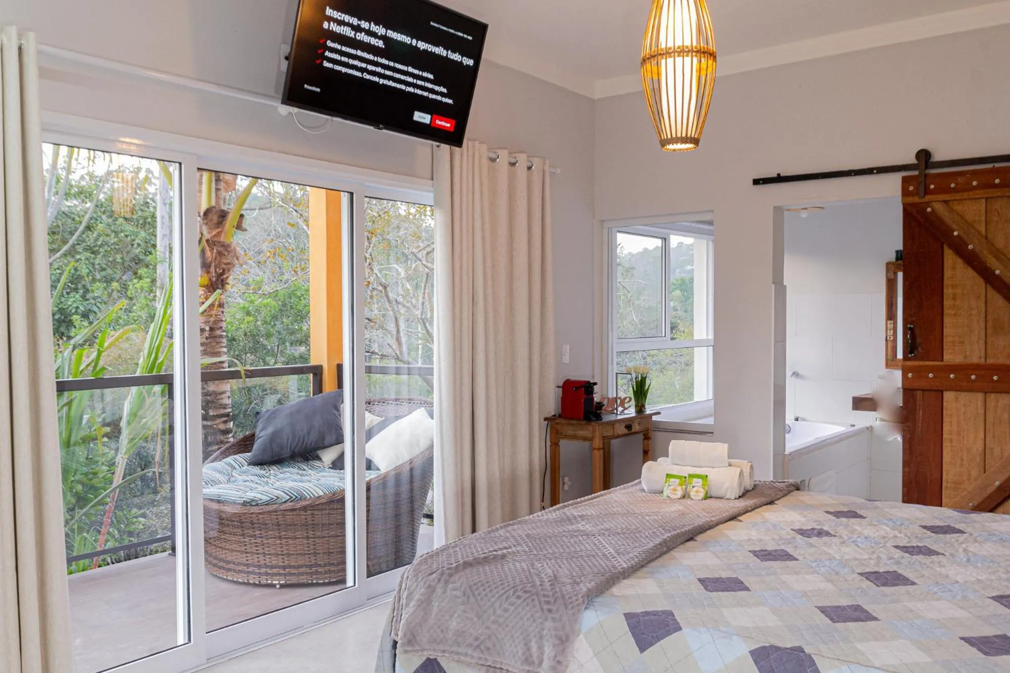 Bed in Pousada Bezerra