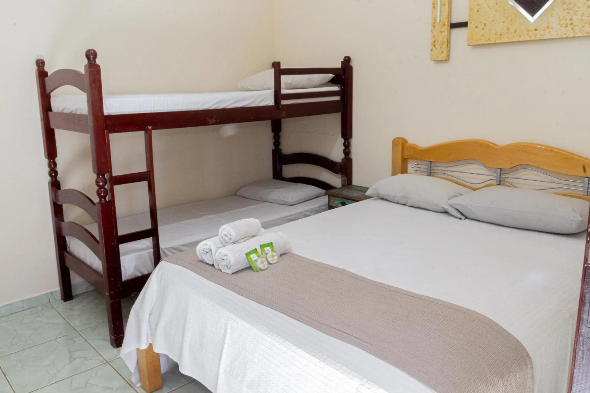 Bed in Pousada Bezerra