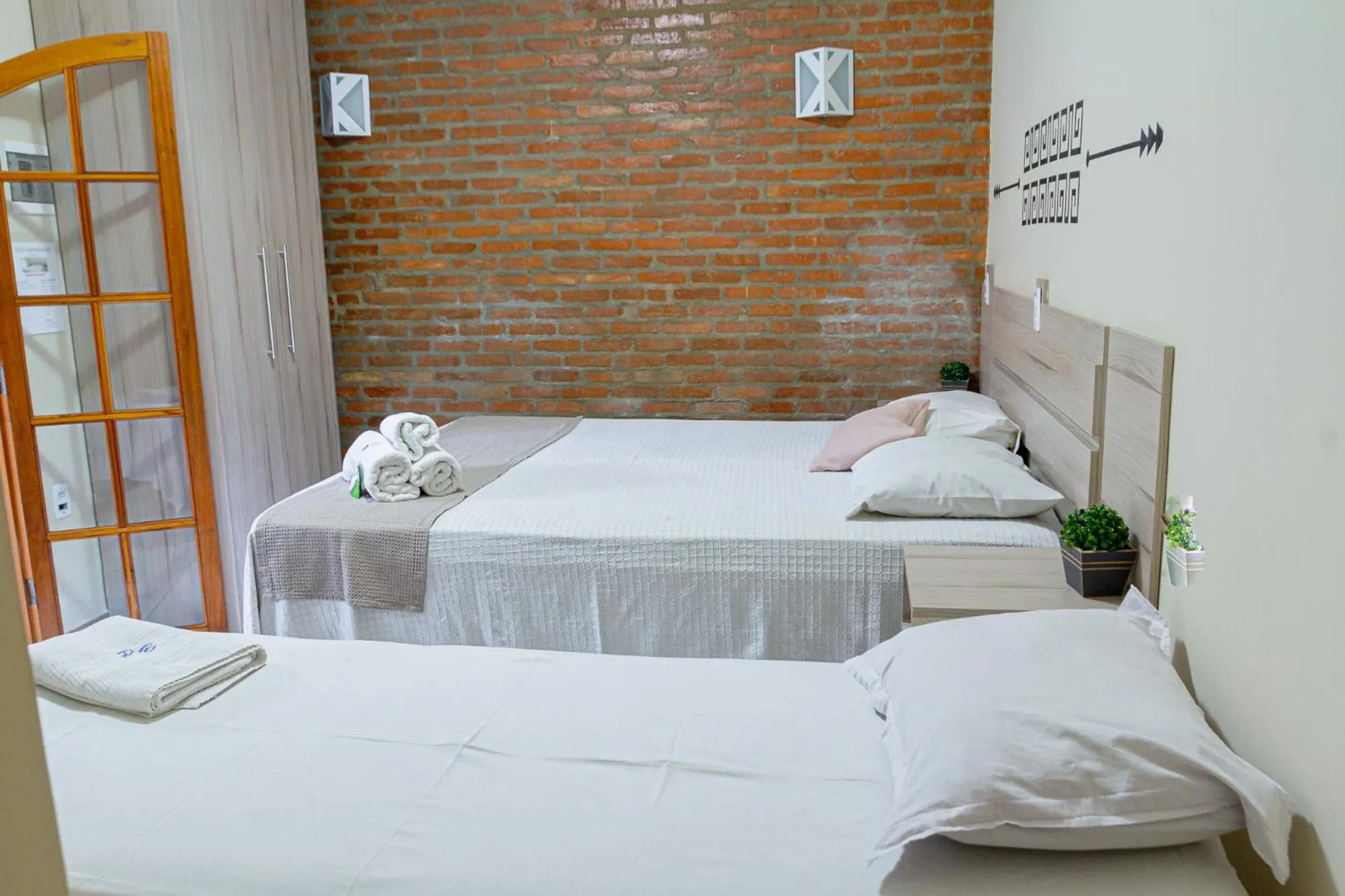 Bed in Pousada Bezerra