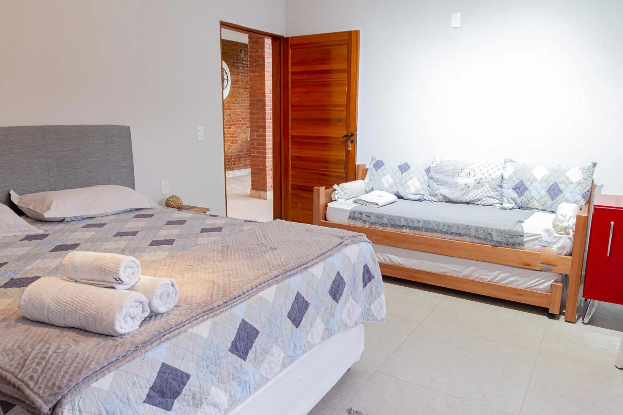 Bed in Pousada Bezerra