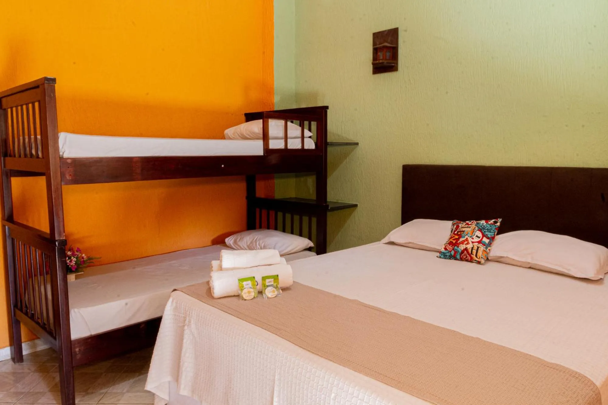 Bed in Pousada Bezerra