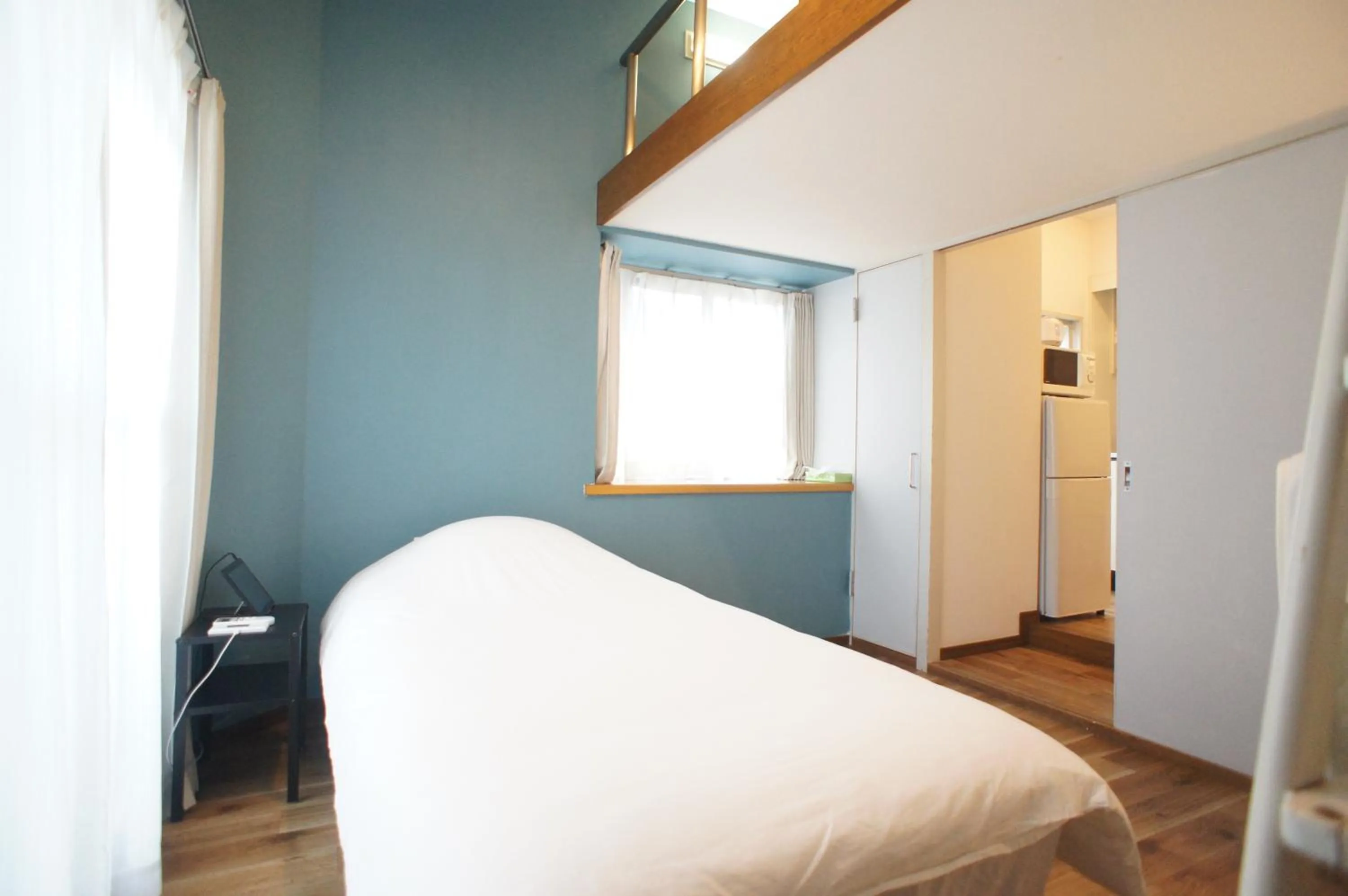 Bed in Plusone Nishikoen