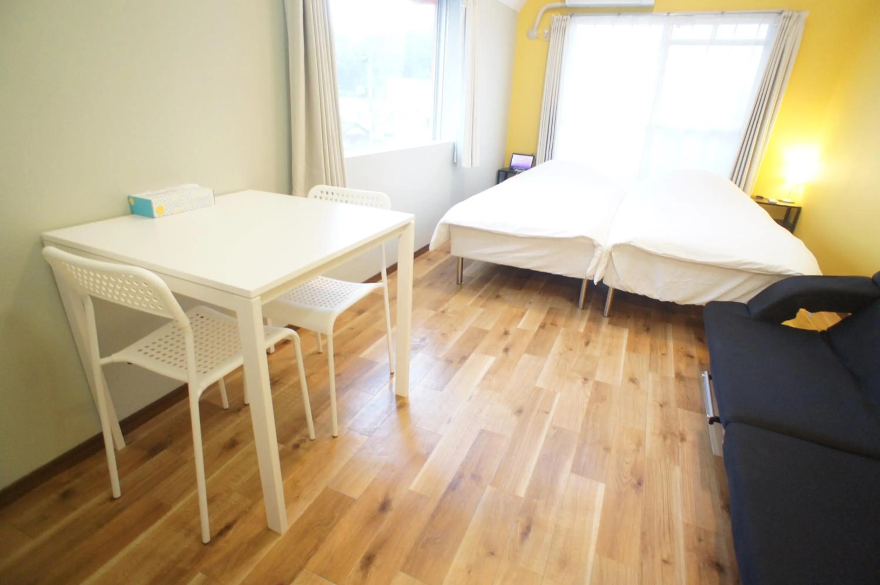 Bed in Plusone Nishikoen