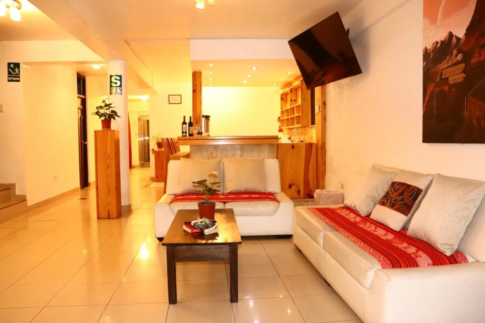 Lobby or reception, Bed in Fenix Hotel Machupicchu