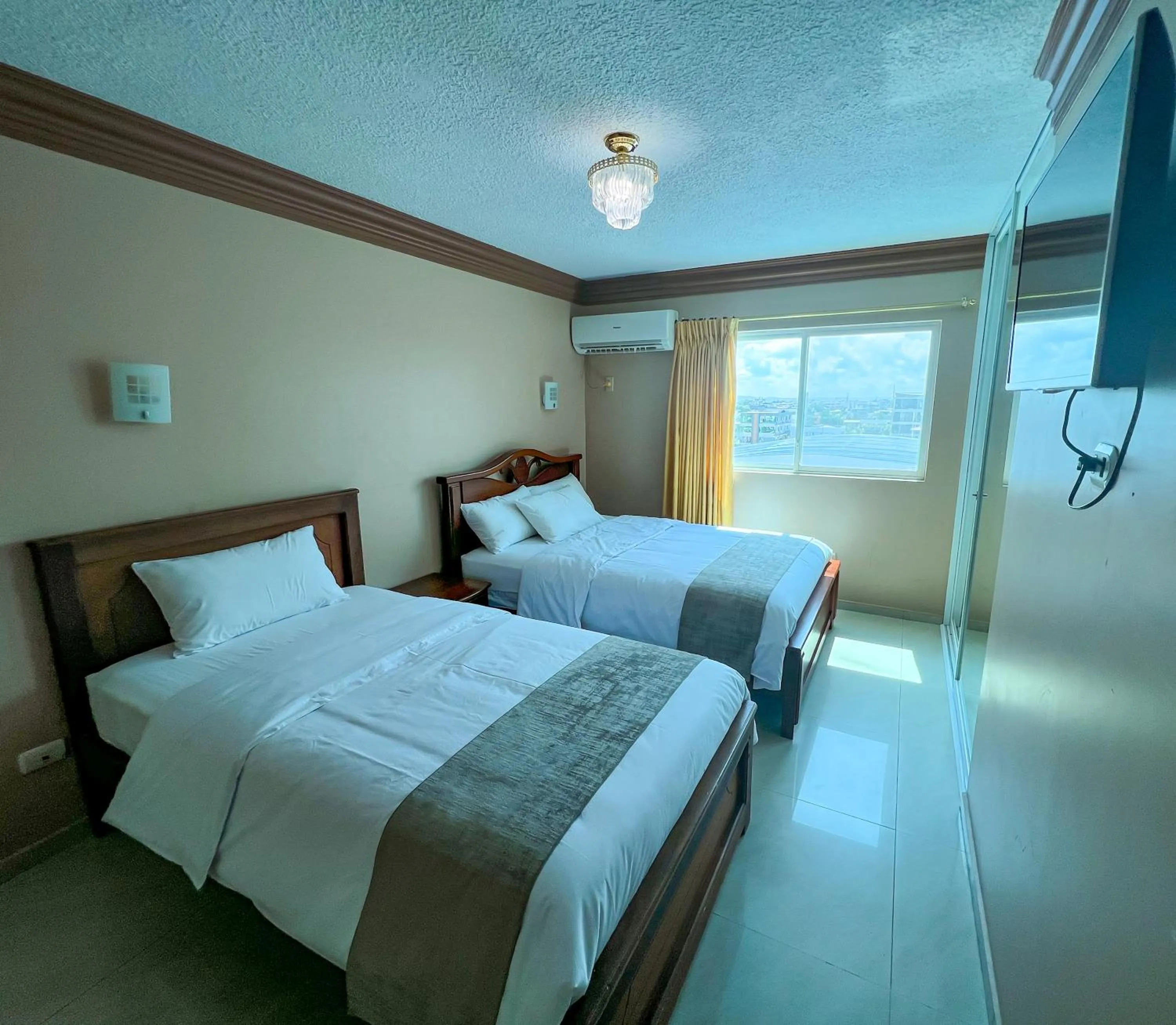 Bed in Apart Hotel Hamilton