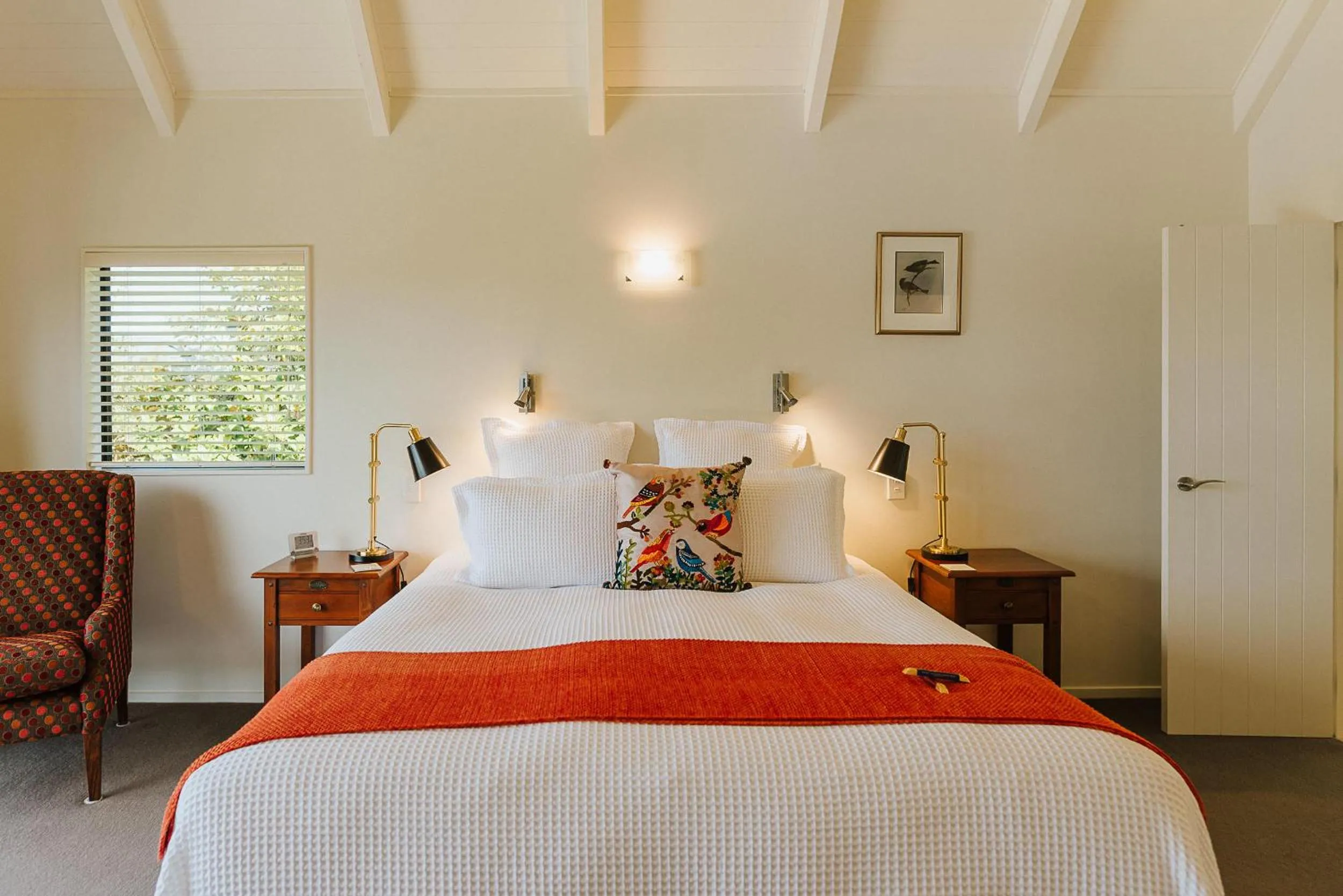 Bed in Rimu Lodge