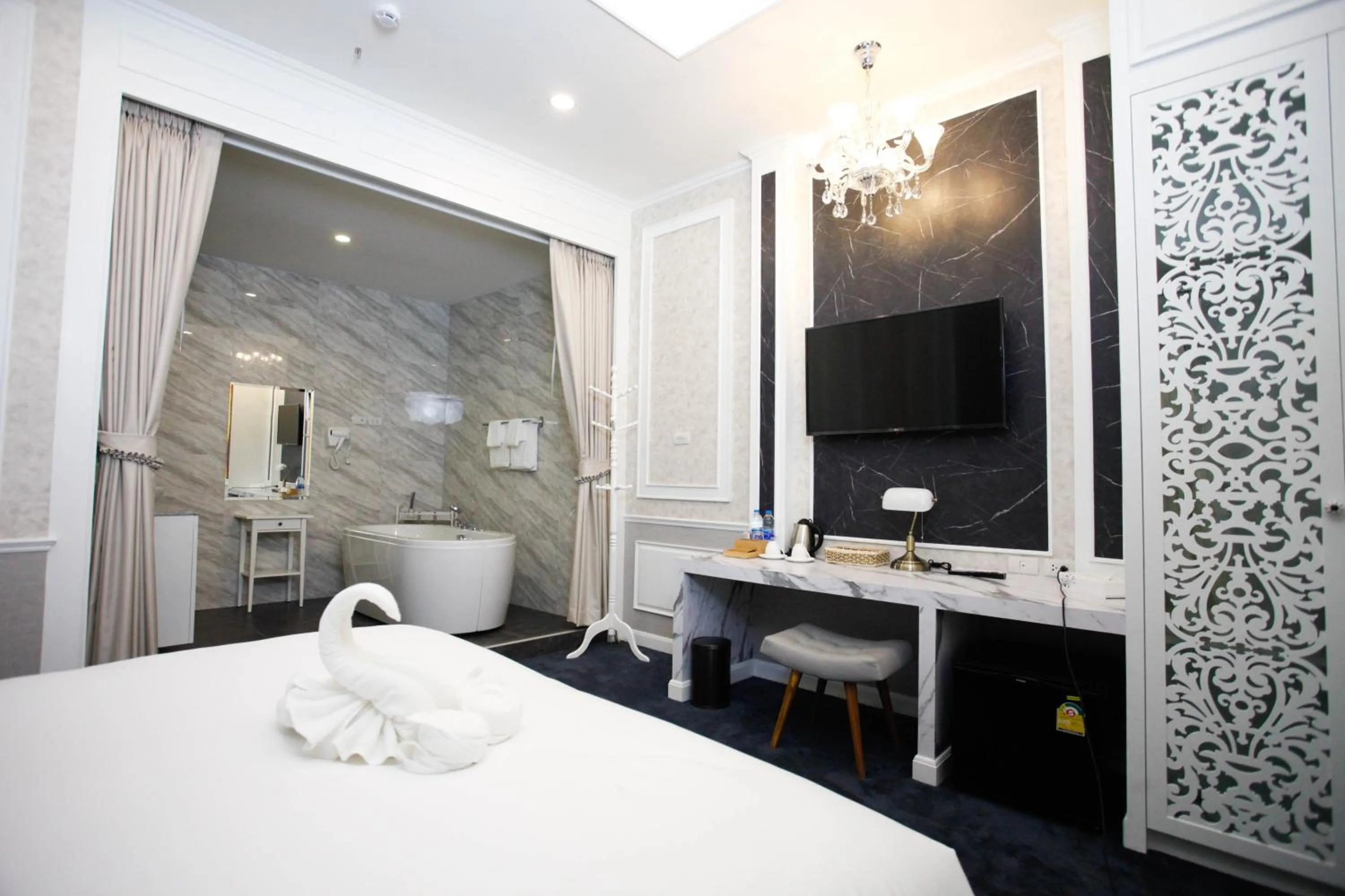 Photo of the whole room, Bed in VARIMANTRA HOTEL