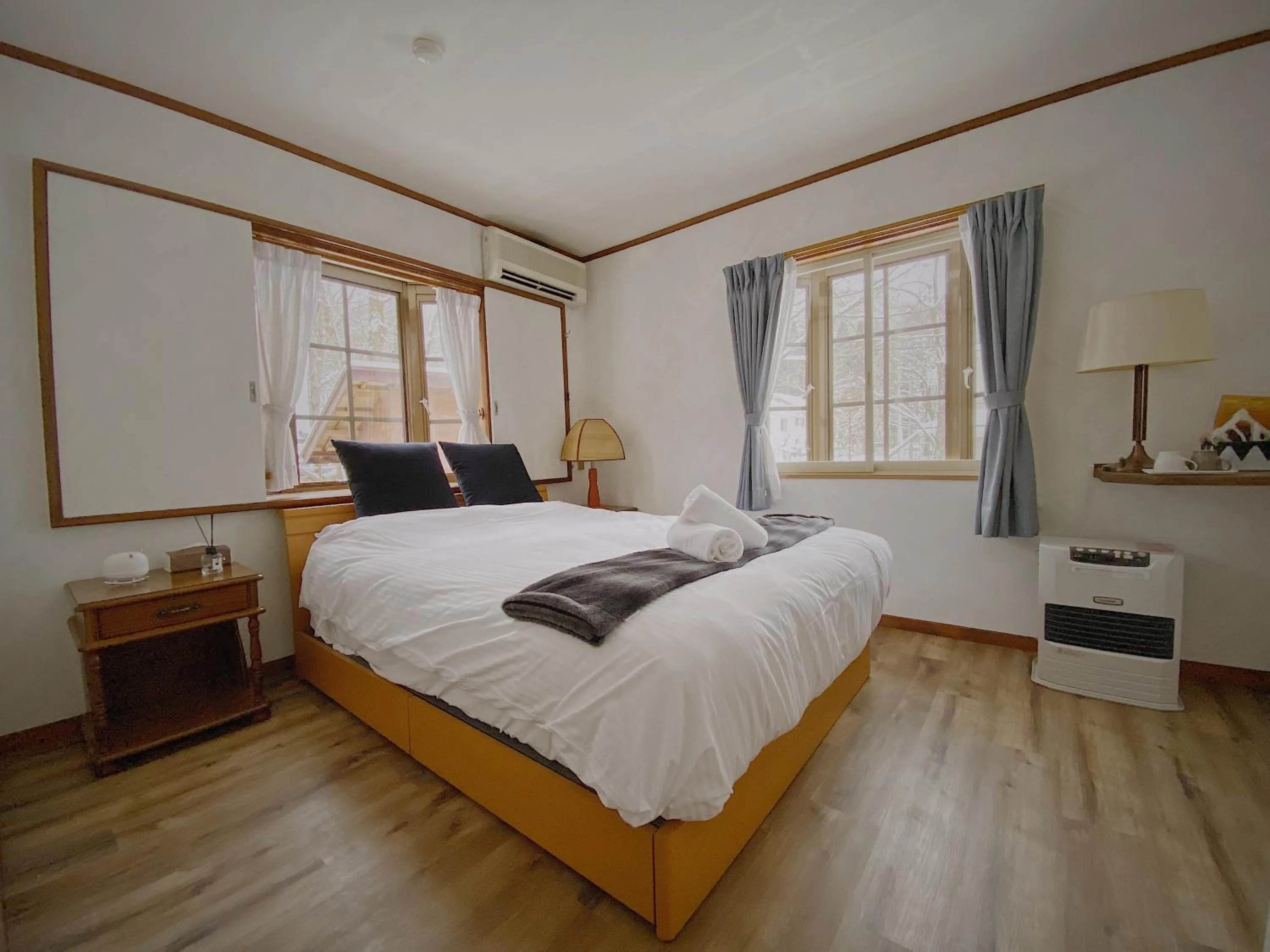 Bed in Apricot Pension