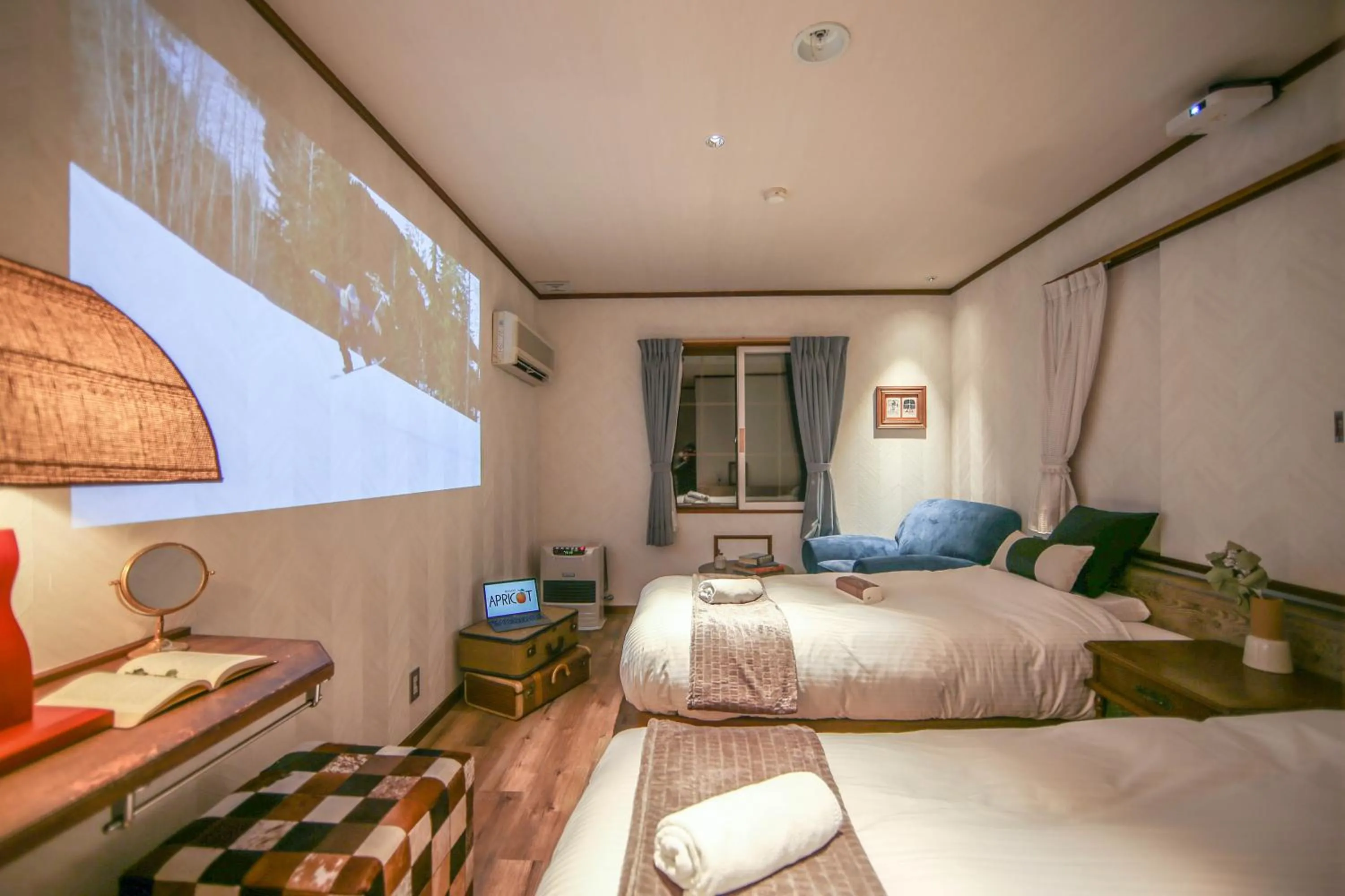 Bed in Apricot Pension