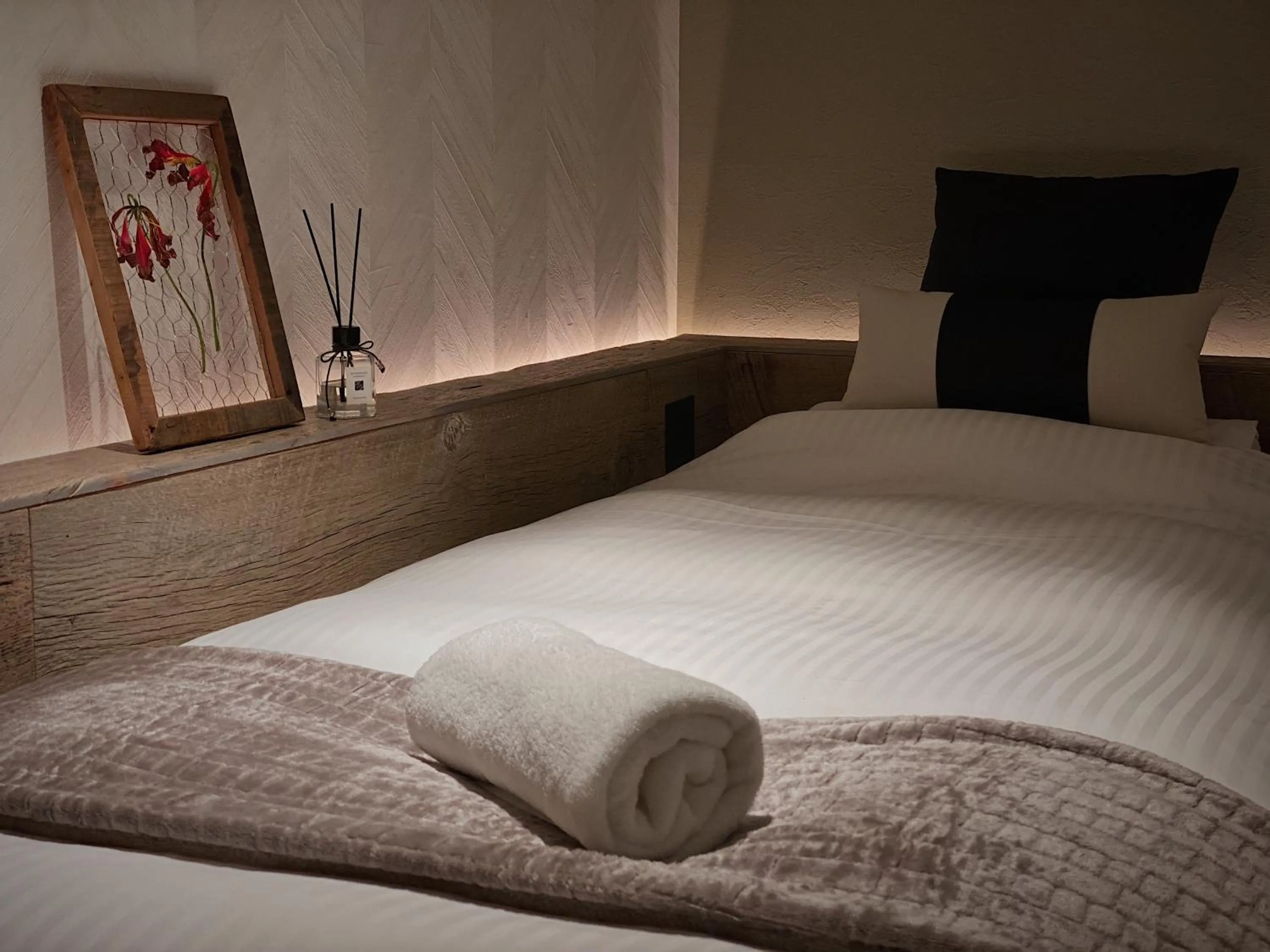 Bed in Apricot Pension