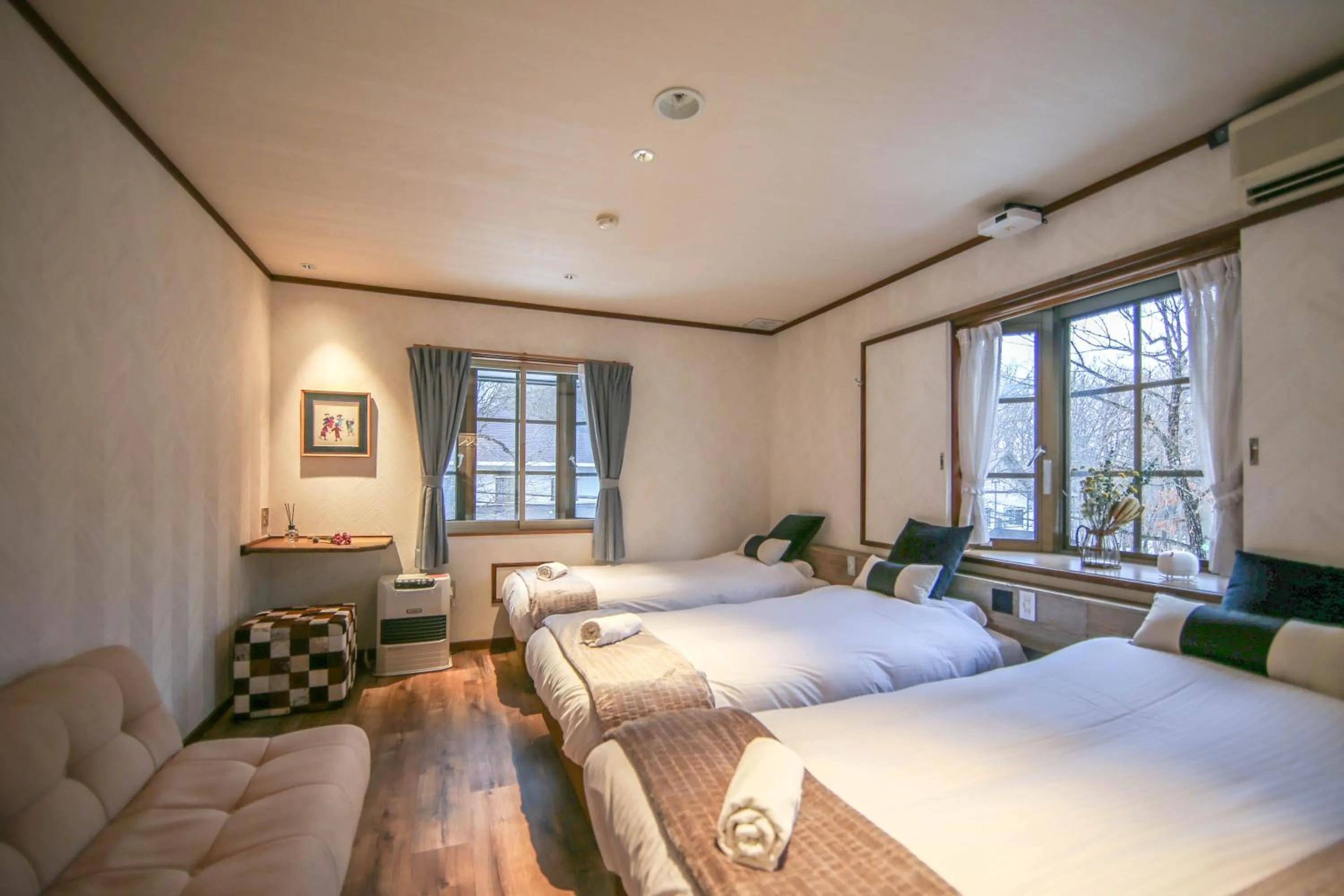 Bed in Apricot Pension