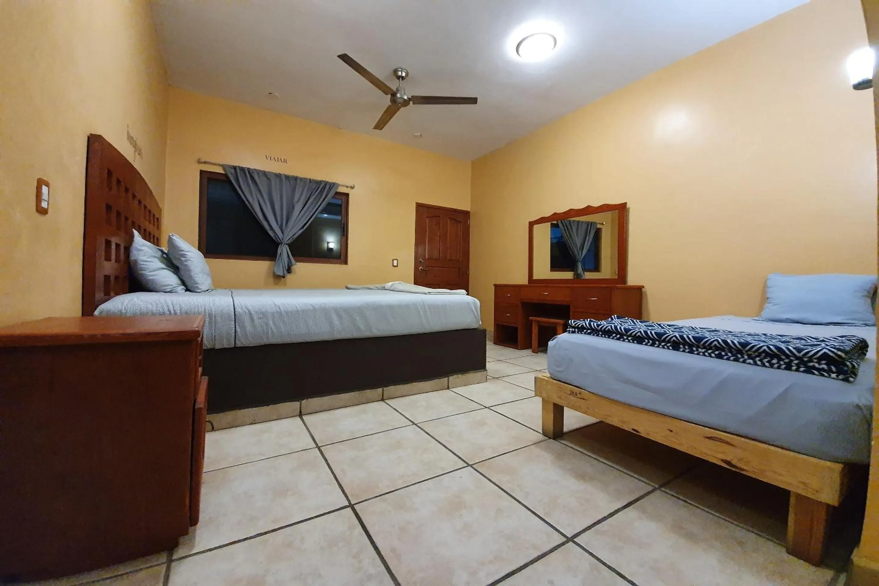 Bedroom, Bed in Hotel Colonos Los Cabos