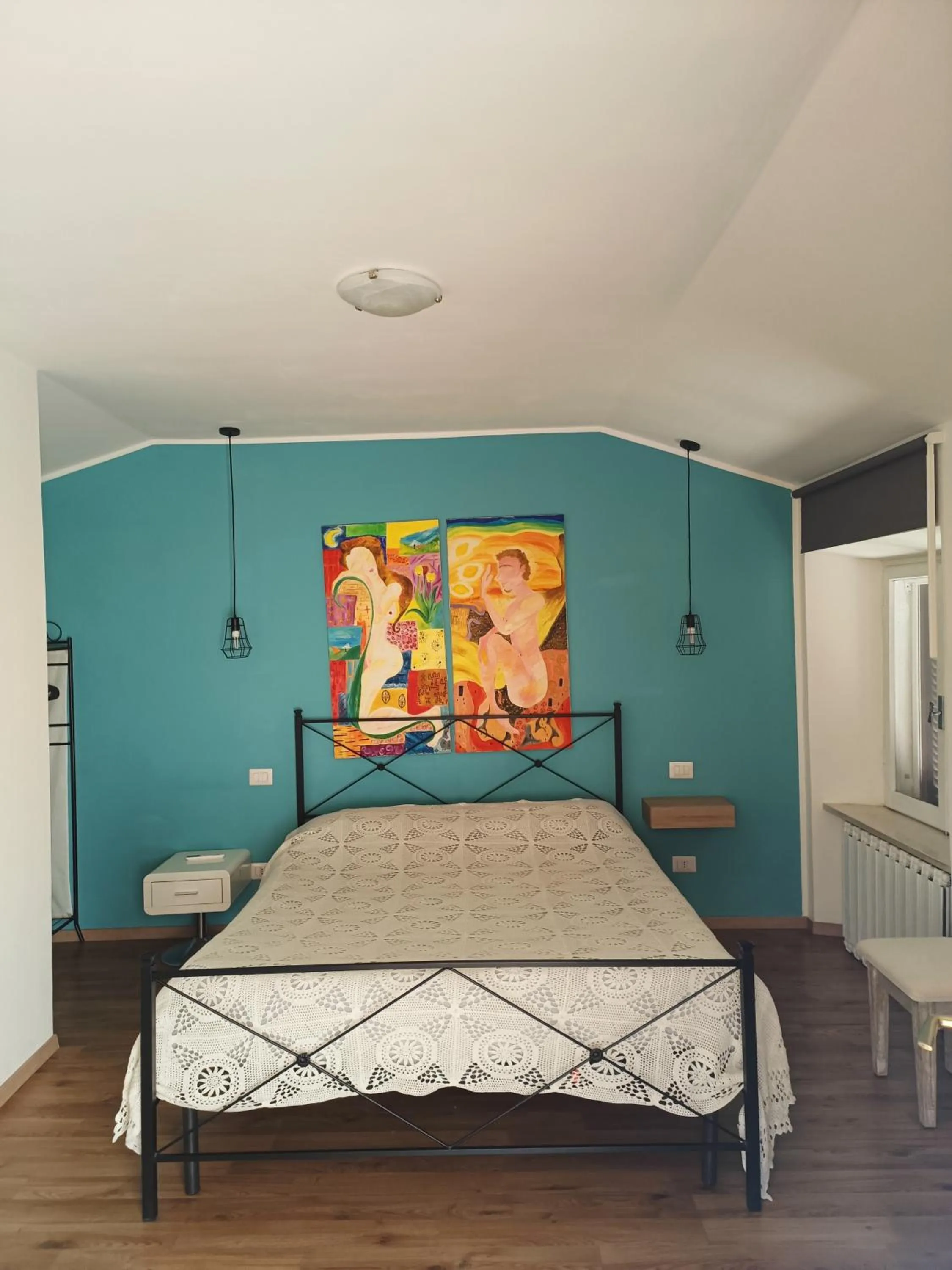 Bedroom, Bed in La casa sul tetto, Room's & Glamping