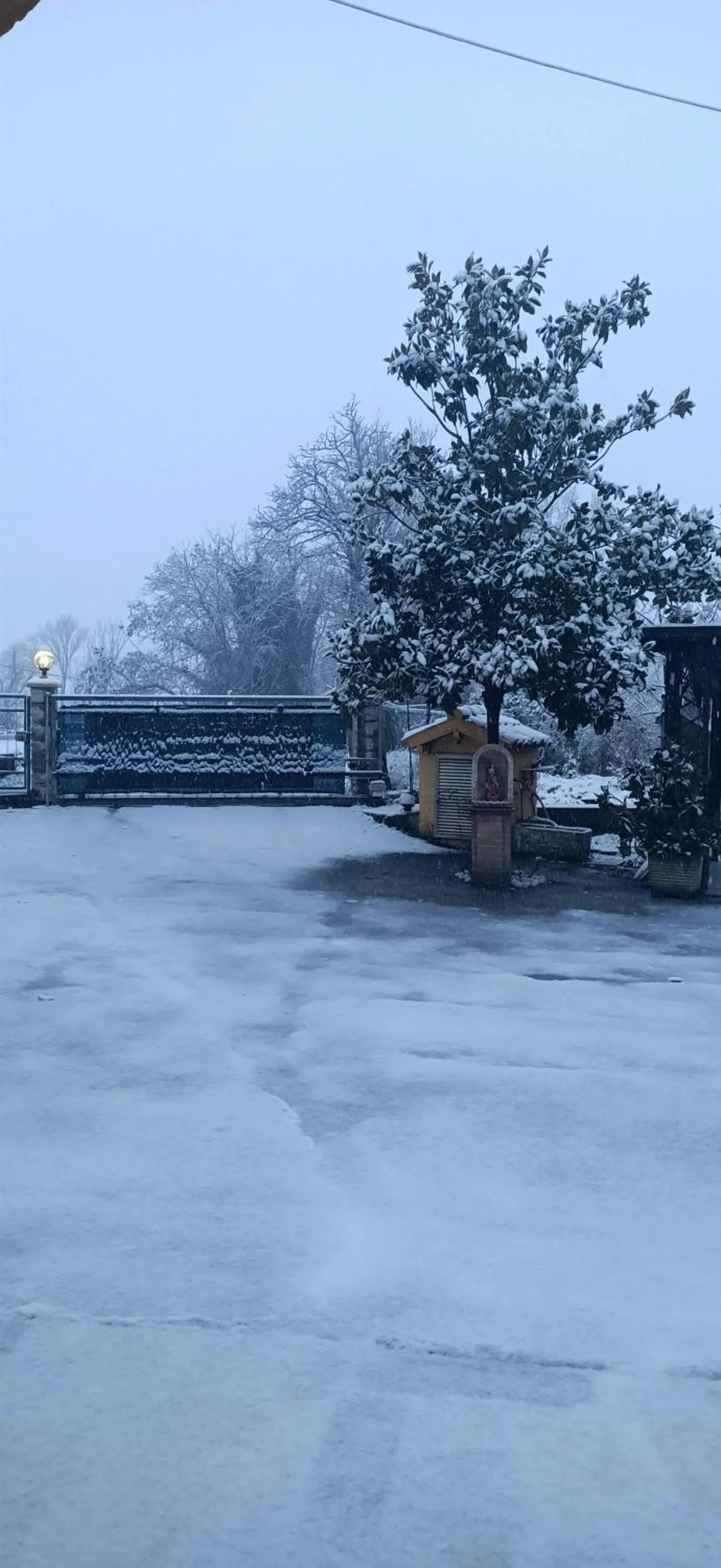 Winter in La casa sul tetto, Room's & Glamping