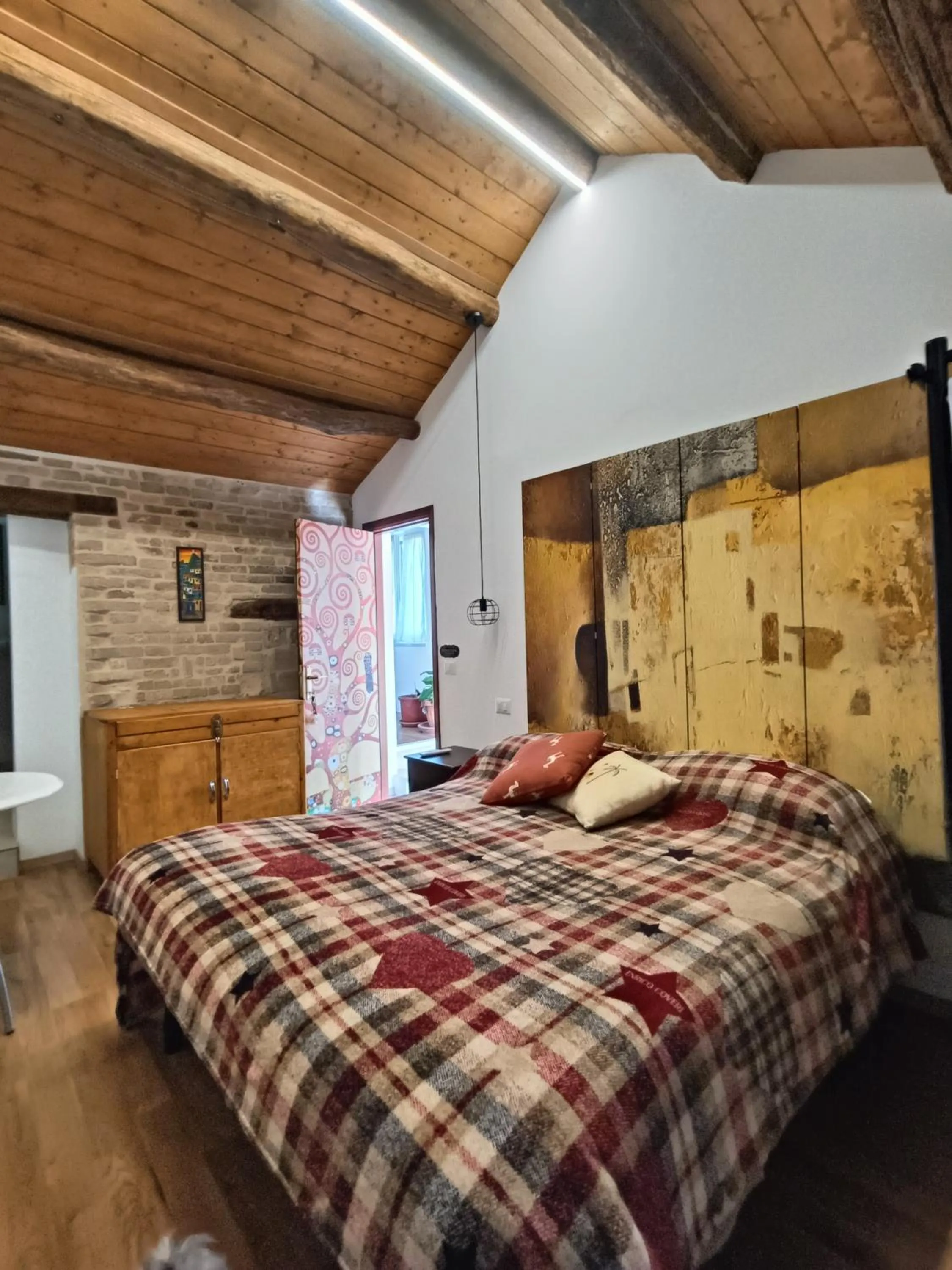 Bedroom, Bed in La casa sul tetto, Room's & Glamping