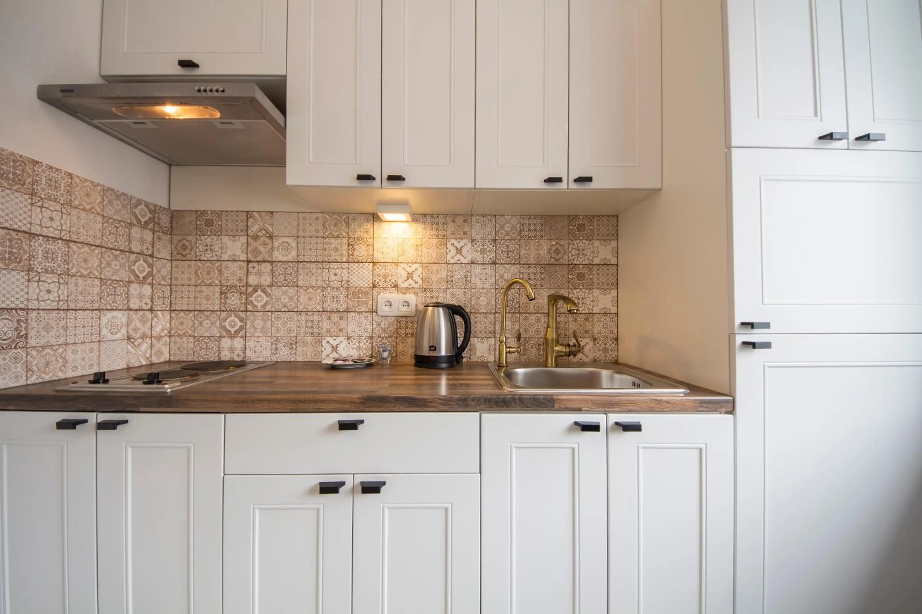 Kitchen or kitchenette in Scandinavian Apartments