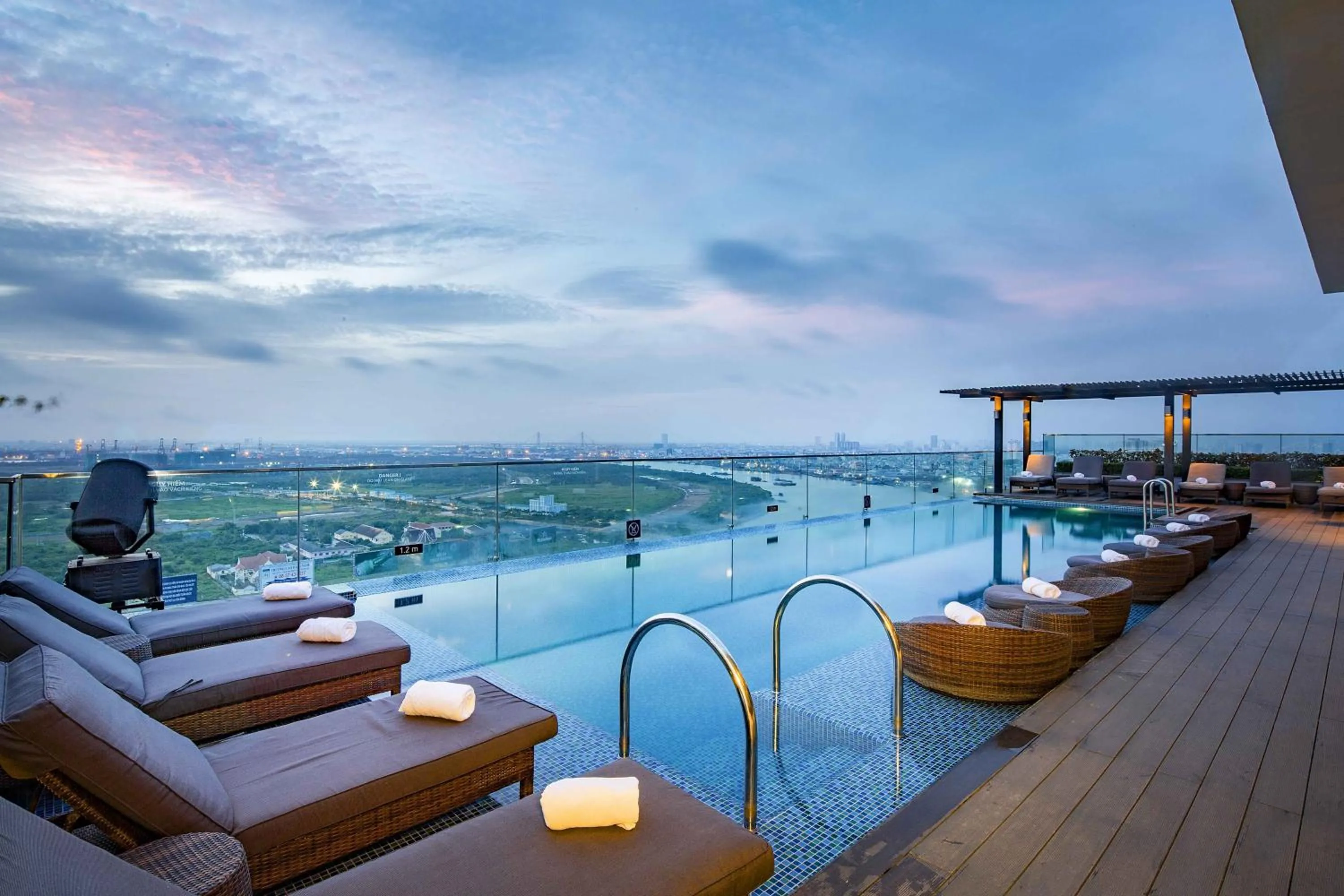 Swimming pool in Liberty Central Saigon Riverside Hotel