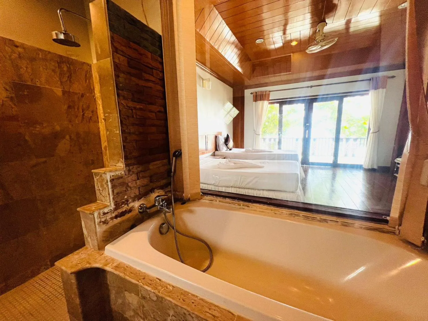 Shower in Haad Khuad Resort