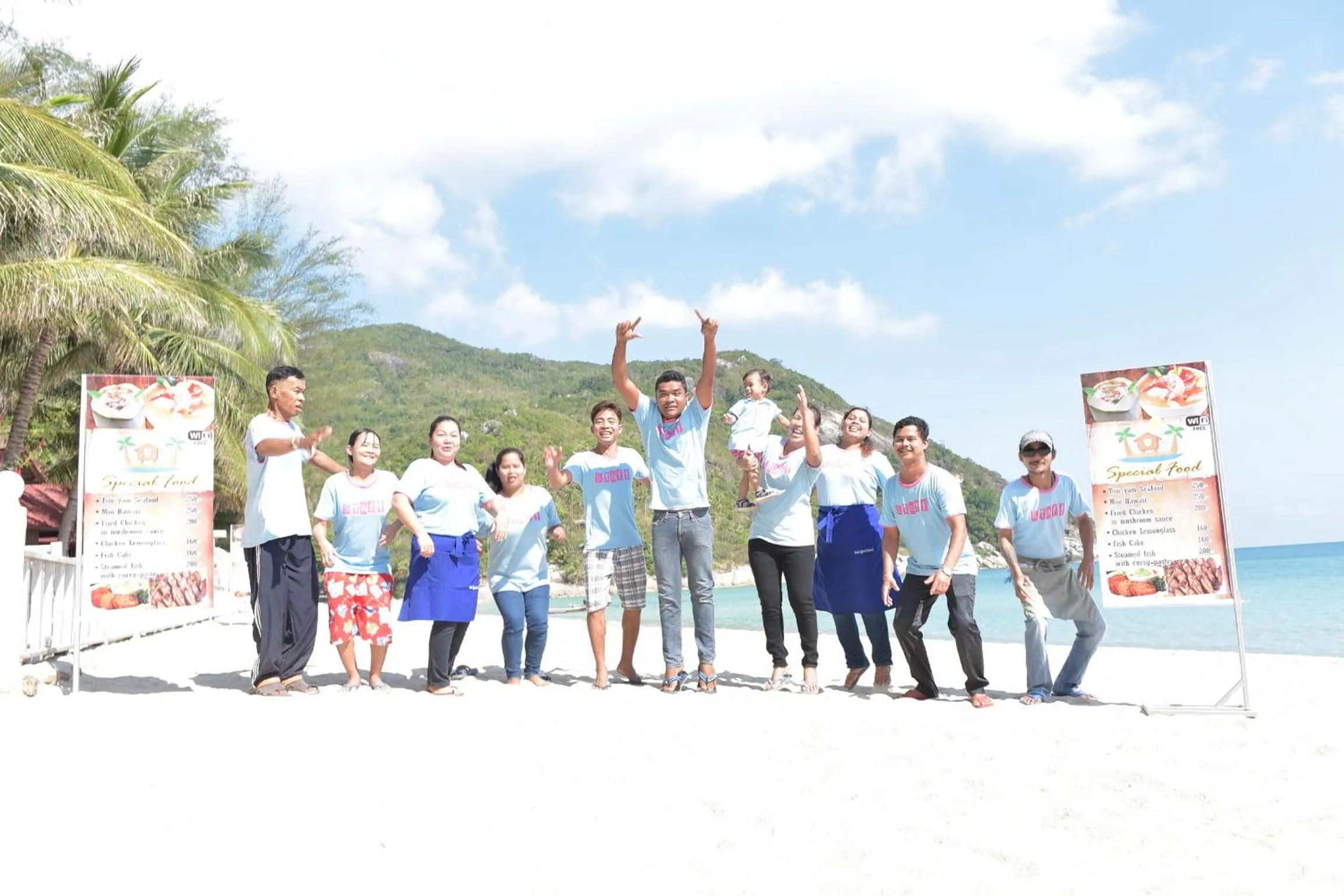 Staff in Haad Khuad Resort