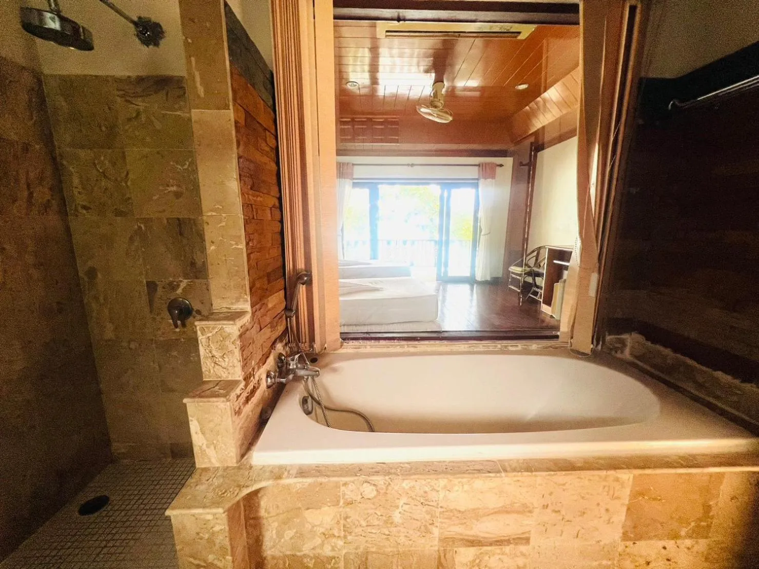 Shower in Haad Khuad Resort