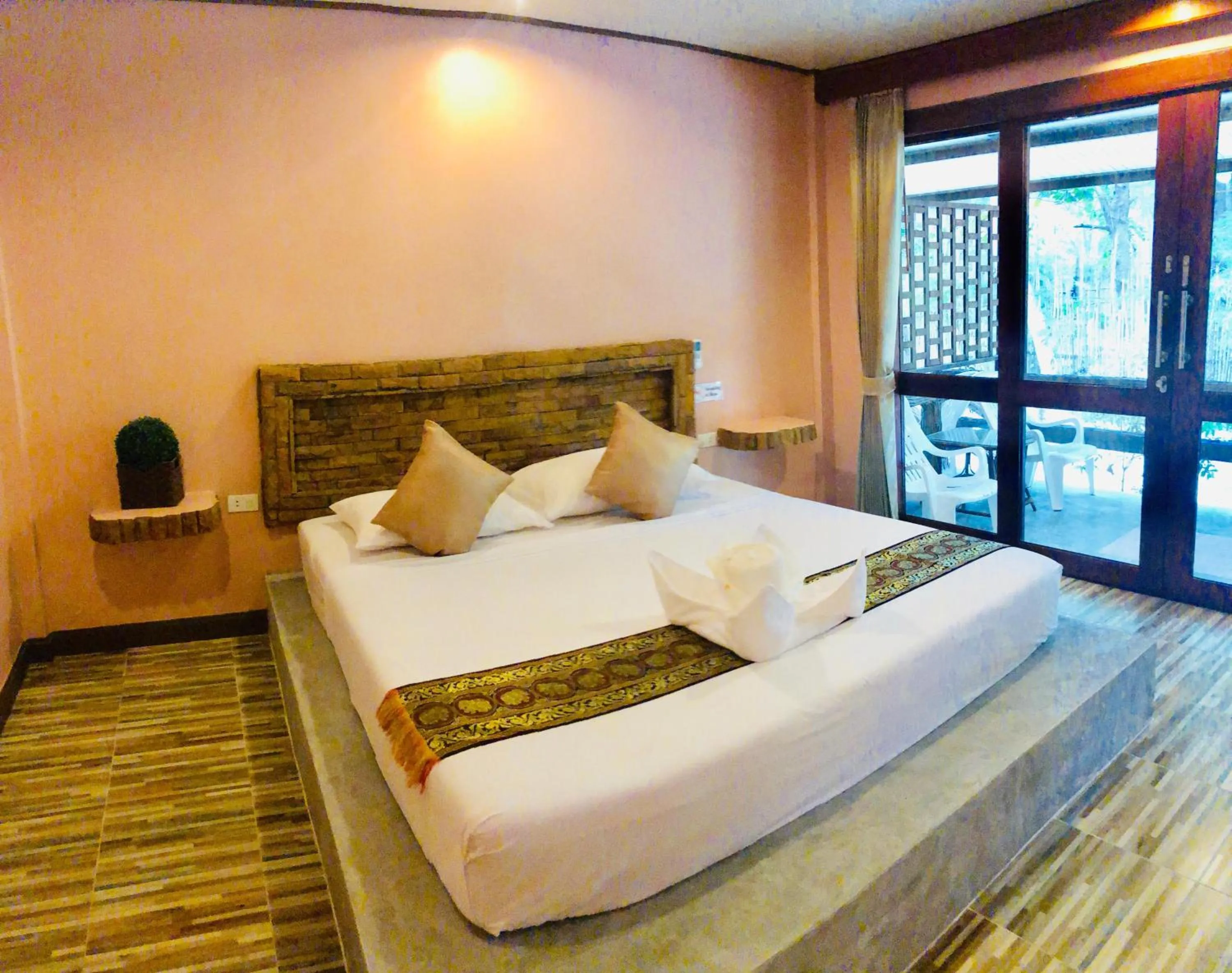 Bedroom in Haad Khuad Resort