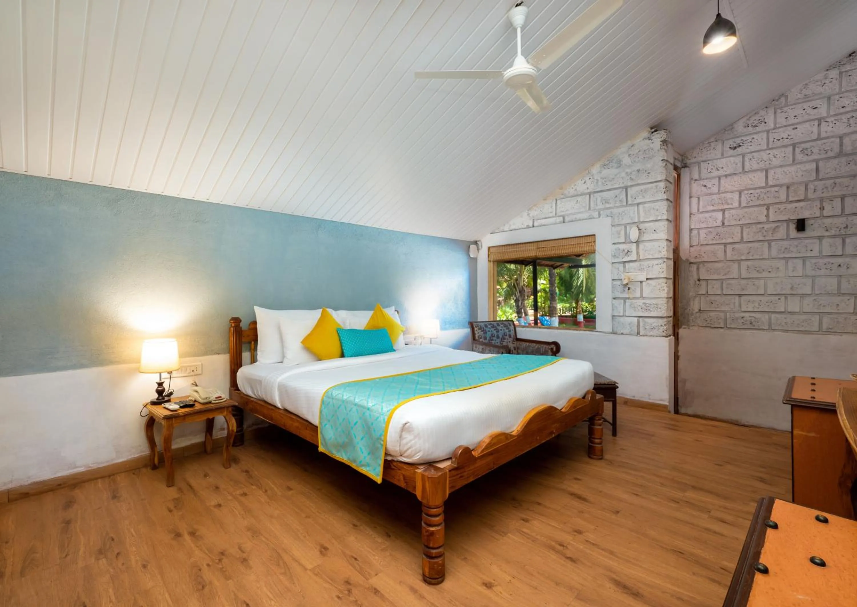 Bedroom, Bed in Lotus an Eco Beach Resort Dapoli Murud