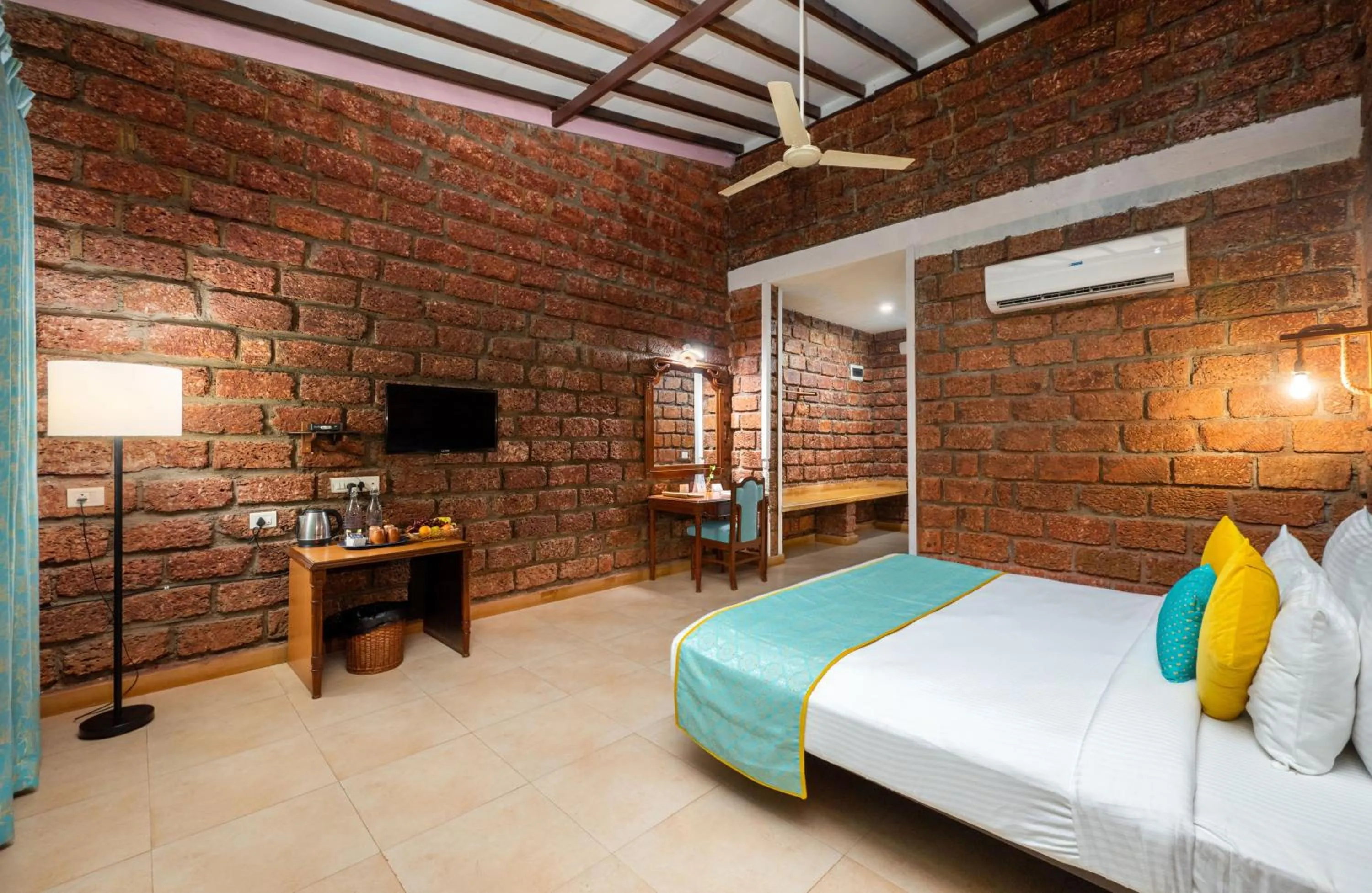 Bedroom, Bed in Lotus an Eco Beach Resort Dapoli Murud