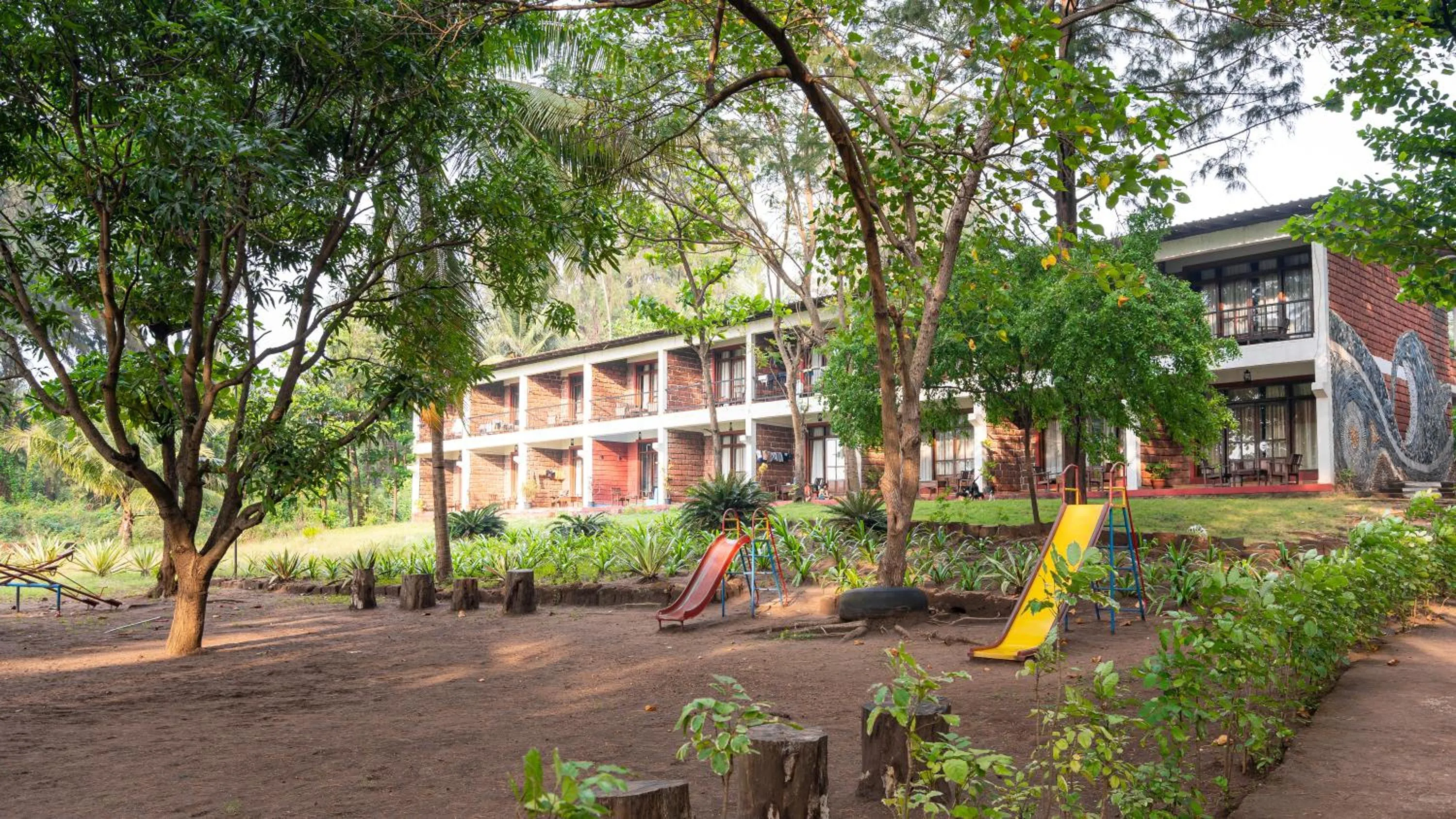 Children play ground in Lotus an Eco Beach Resort Dapoli Murud