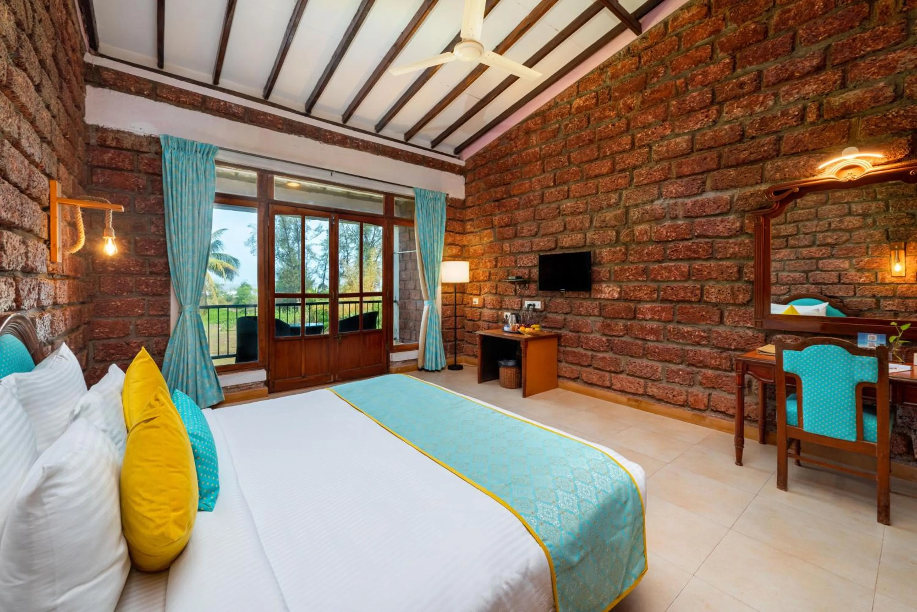 Bedroom, Bed in Lotus an Eco Beach Resort Dapoli Murud