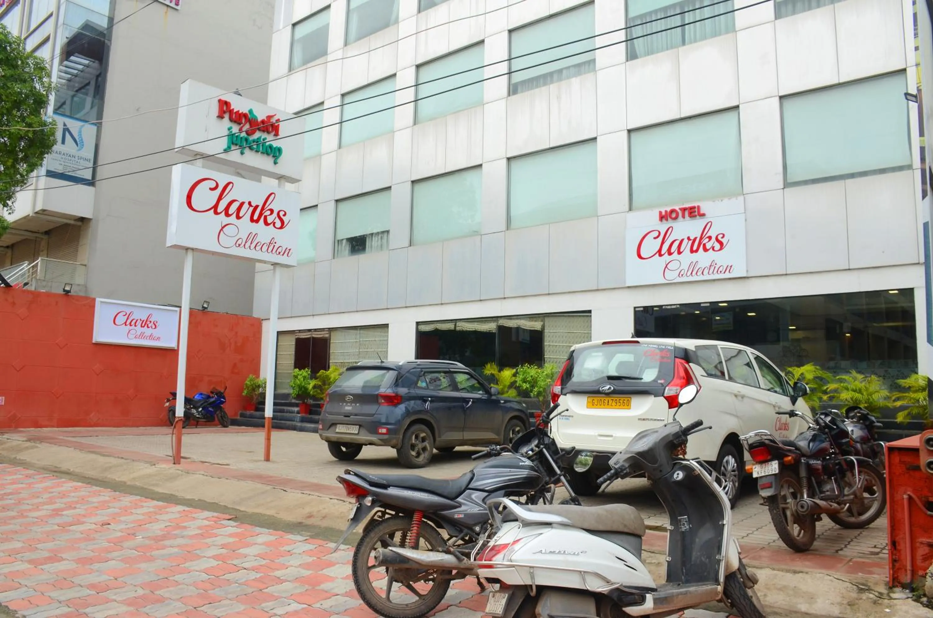 Parking in Hotel Clarks Collection Vadodara